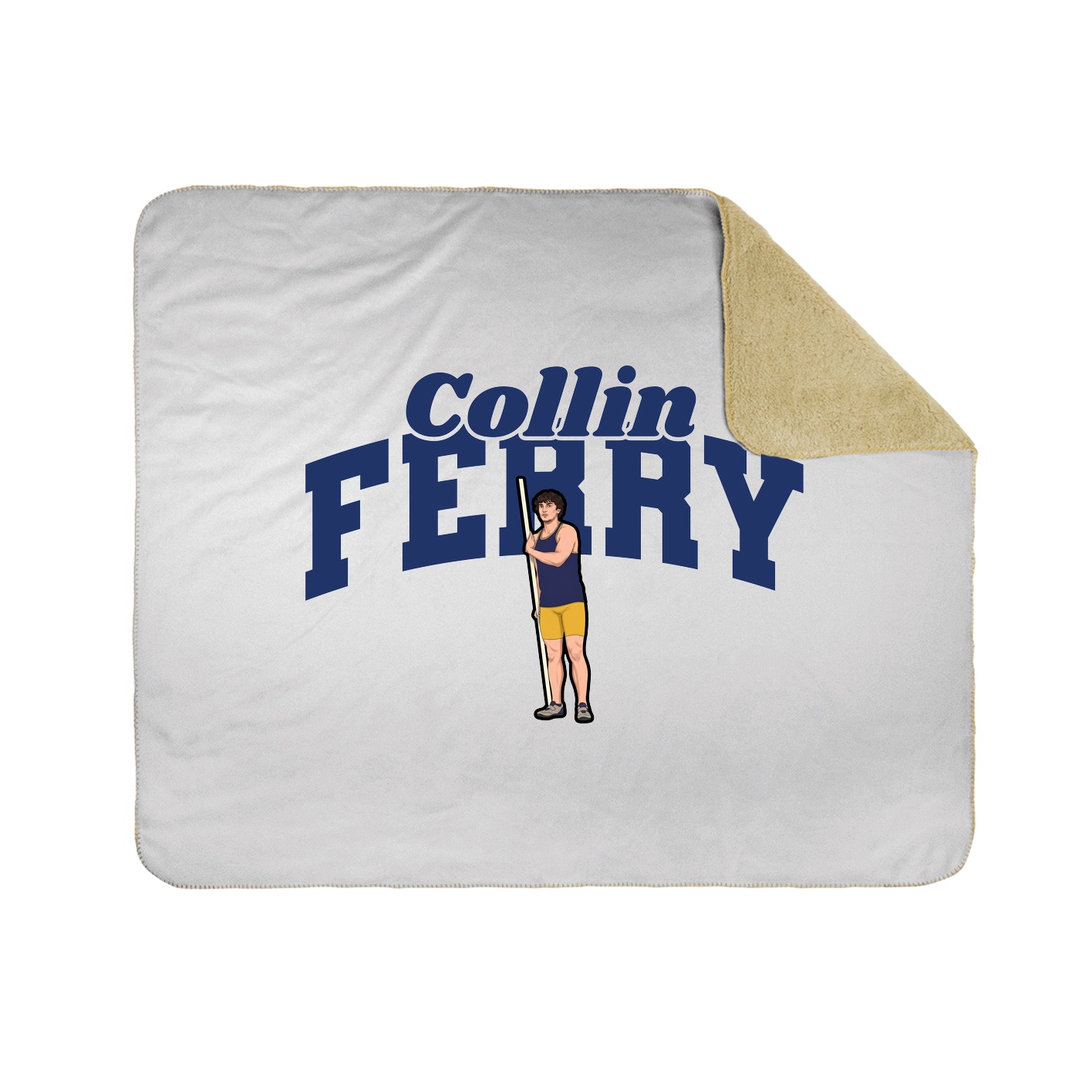 Throw Blanket — Signature Arch in White