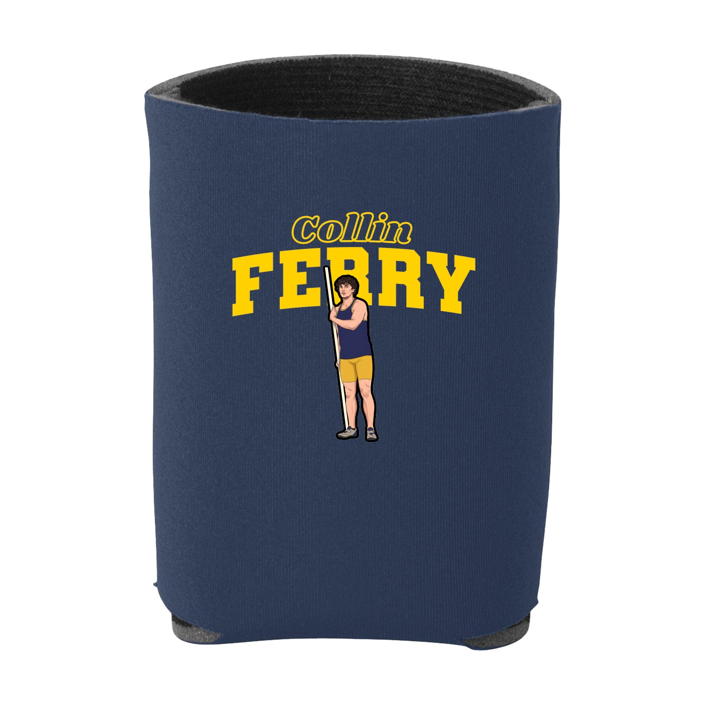 Can Holder — Name Arch in Navy