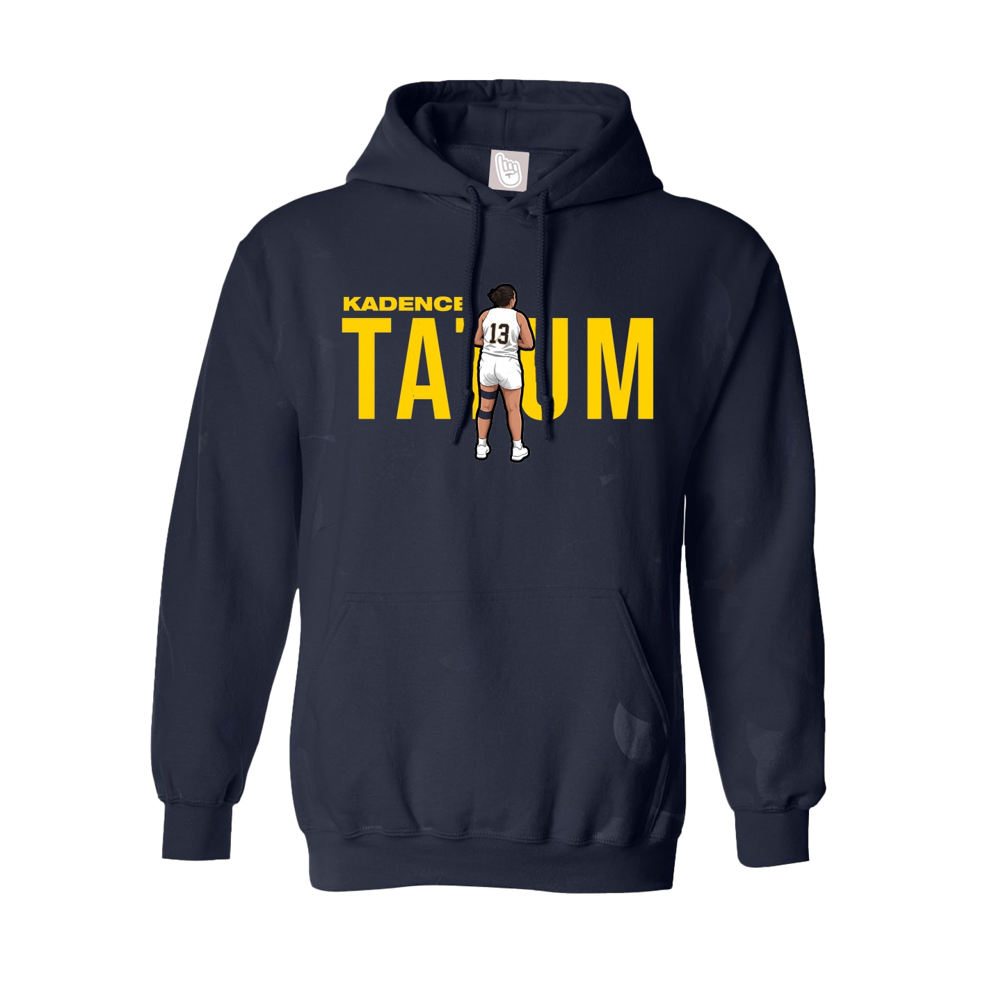 Hoodie — Player Name in Navy