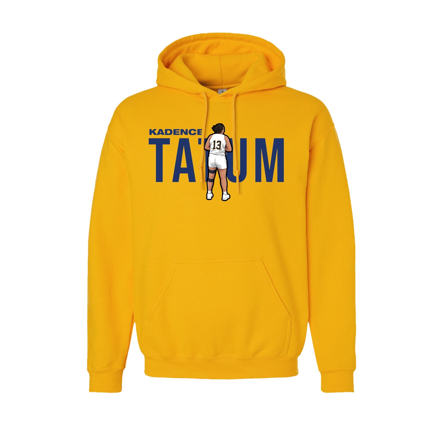 Hoodie — Player Name in Gold