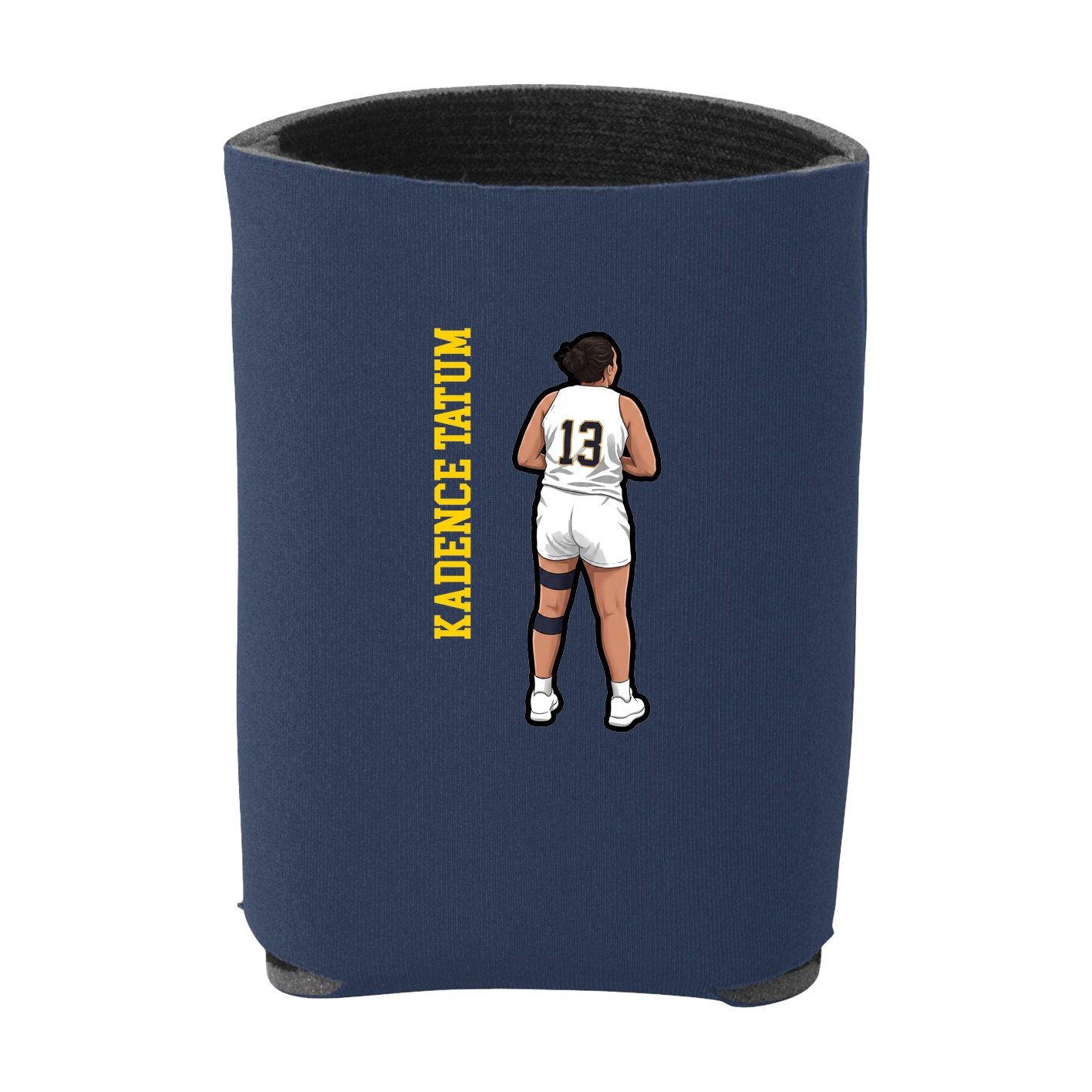 Can Holder — Name Vertical in Navy