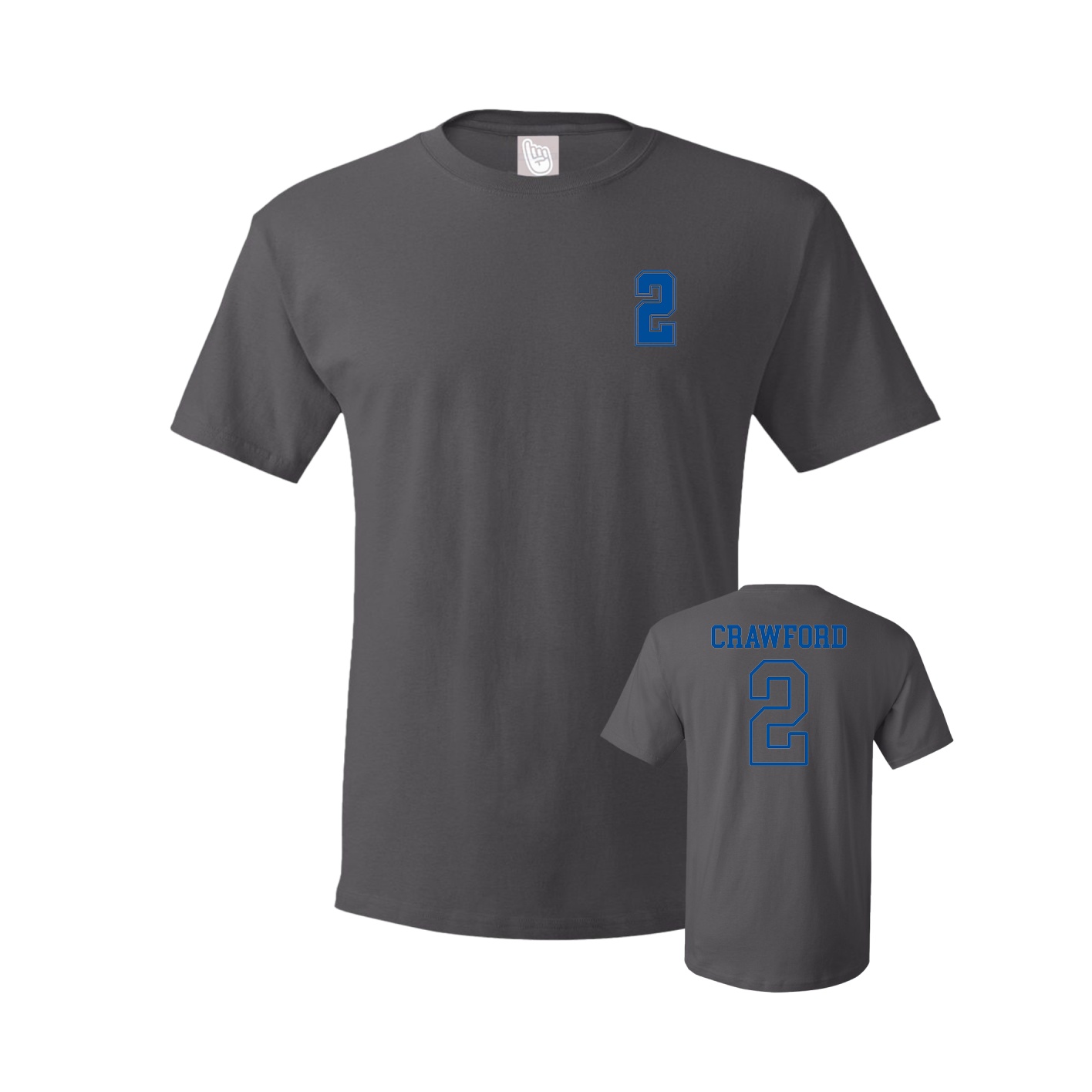 Tee — Chest Back in Grey