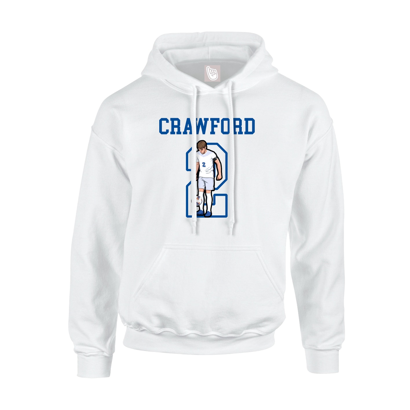 Hoodie — Shirsey in White