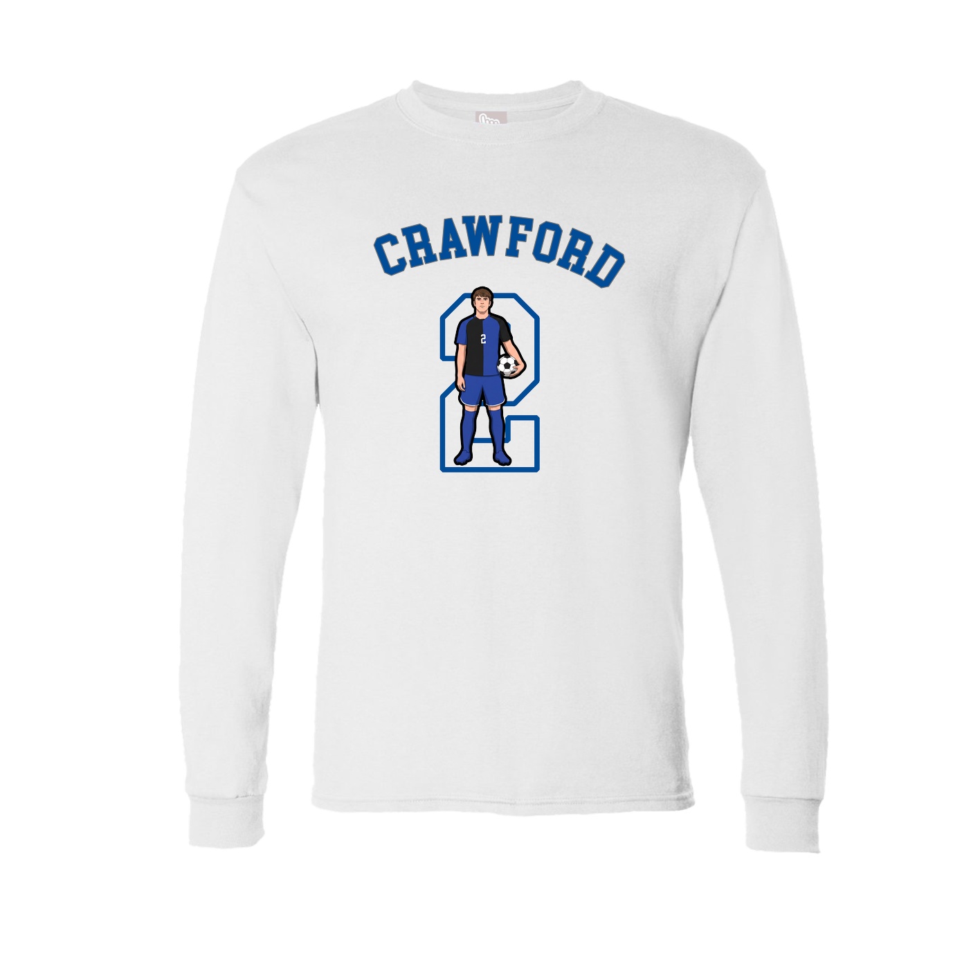 Long Sleeve Tee — Shirsey Arch in White