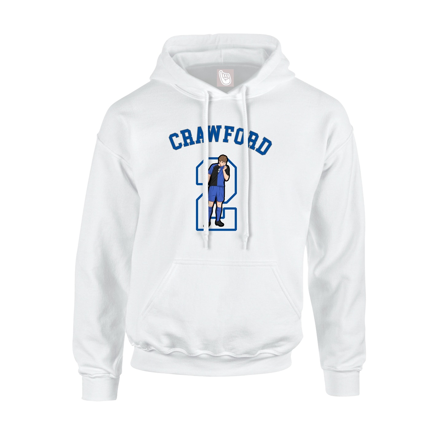 Hoodie — Shirsey Arch in White