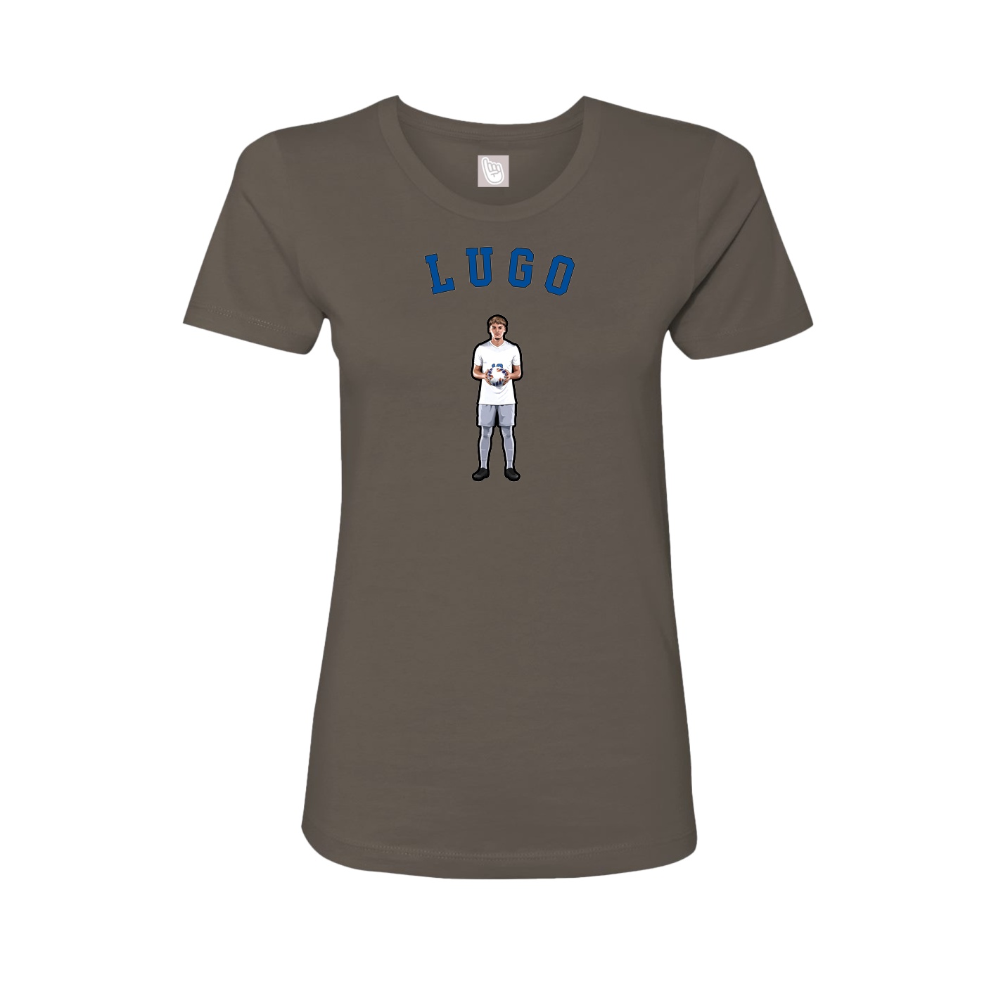 Fitted Women's Tee — Shirsey Arch in Grey