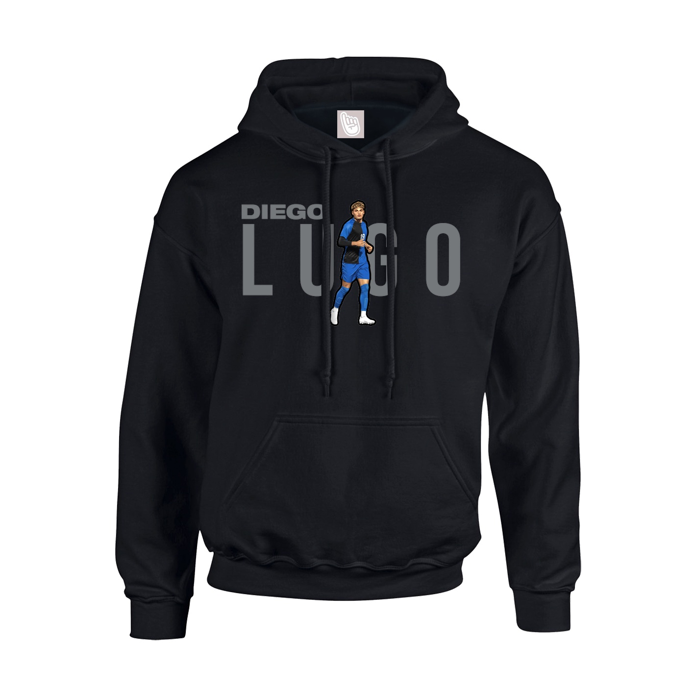 Hoodie — Player Name in Black