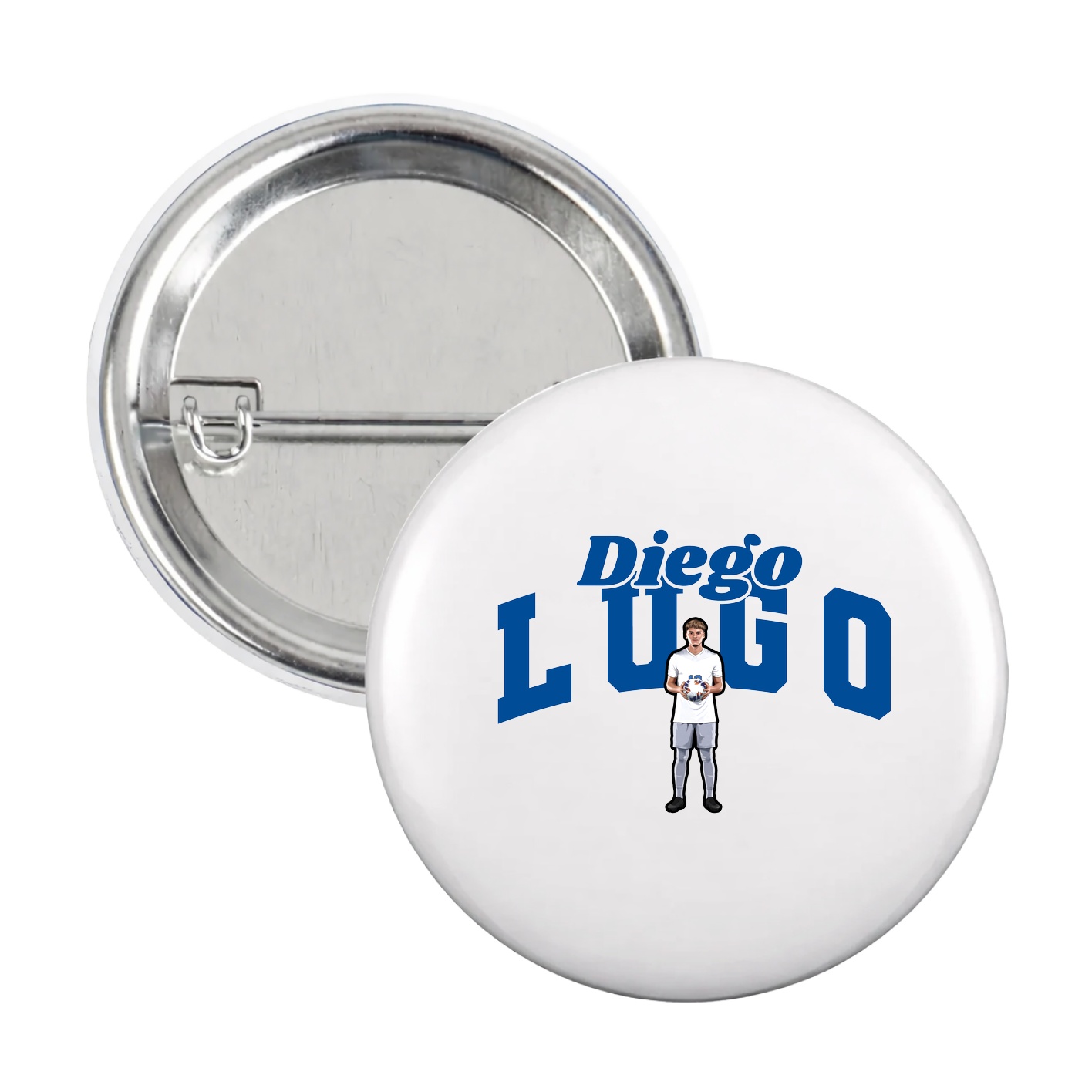 Game Day Button — Signature Arch in White