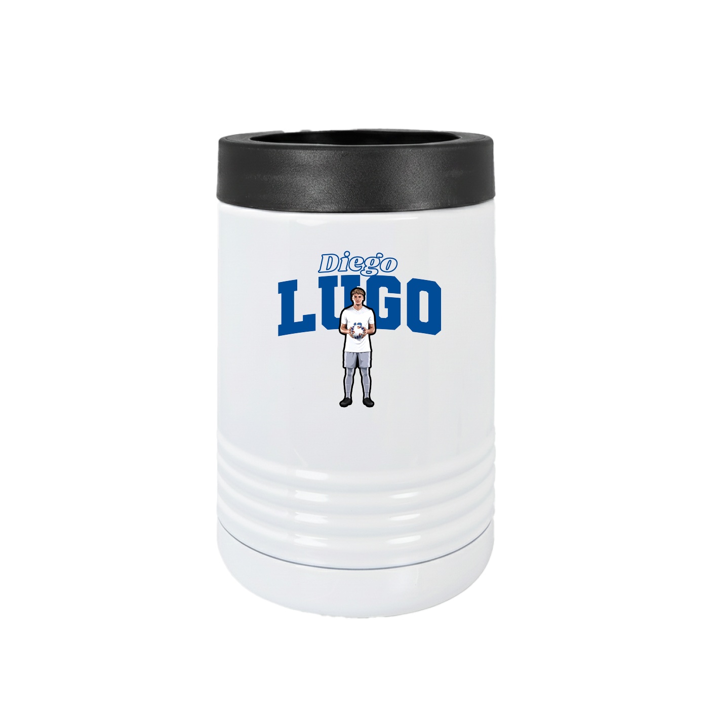 Beverage Holder — Name Arch in White