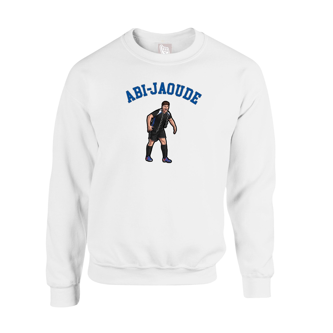 Fleece Crew — Shirsey Arch in White