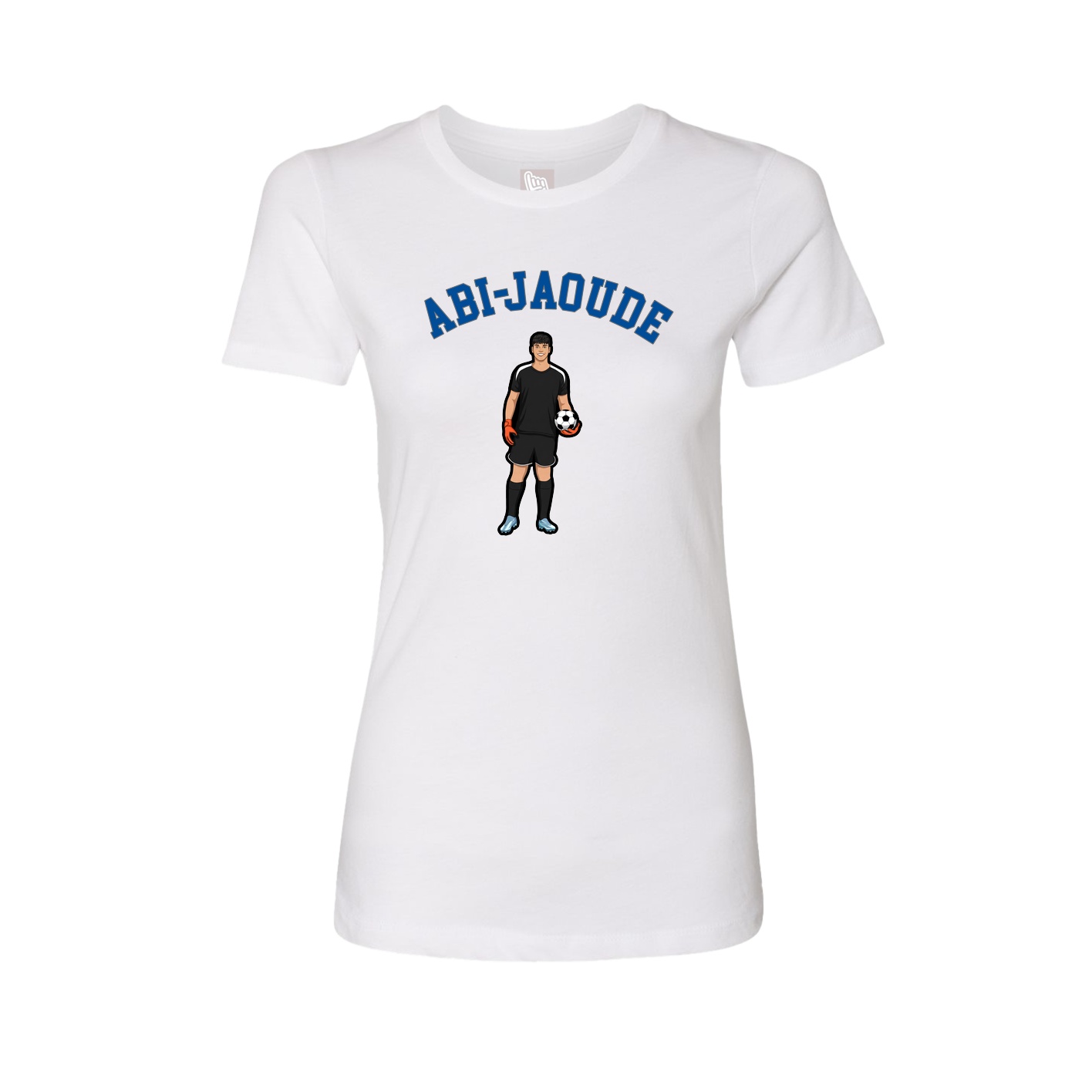 Fitted Women's Tee — Shirsey Arch in White