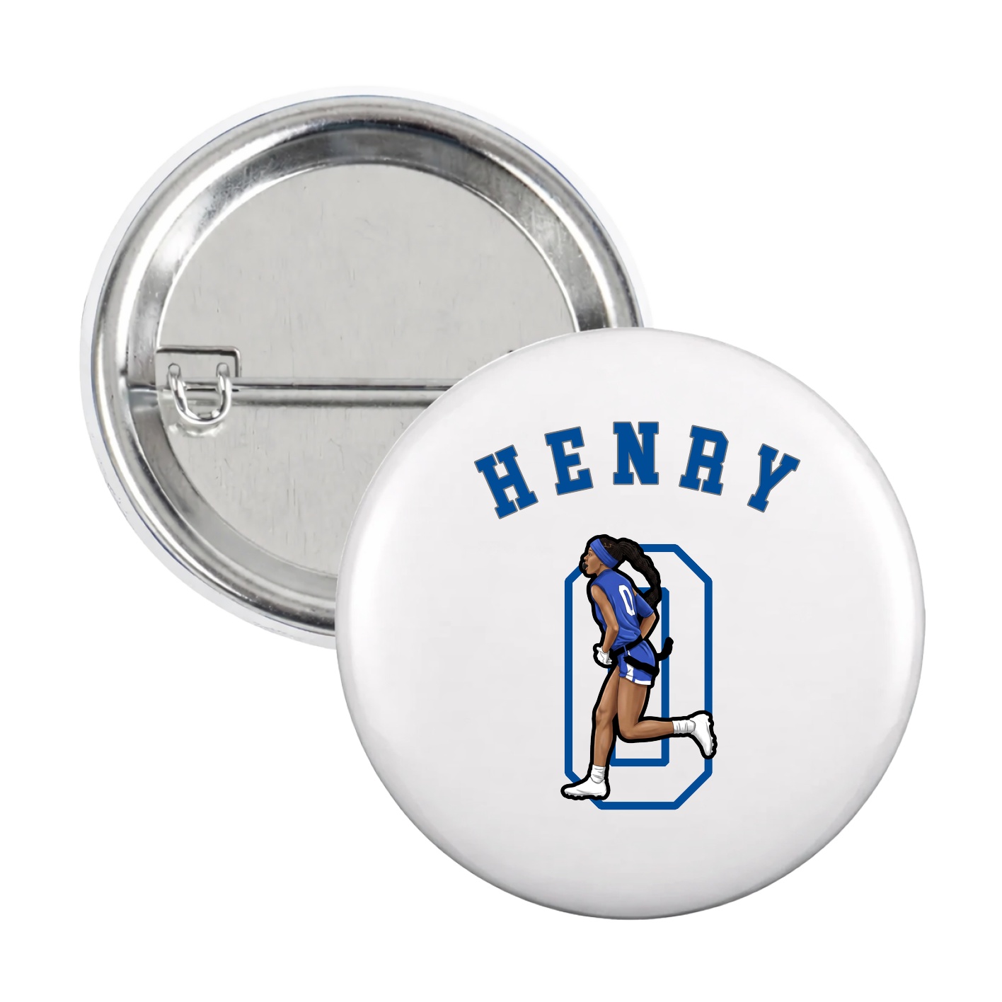 Game Day Button — Shirsey Arch in White