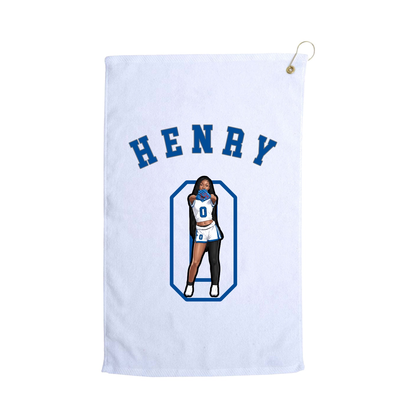 Golf Towel — Shirsey Arch in White