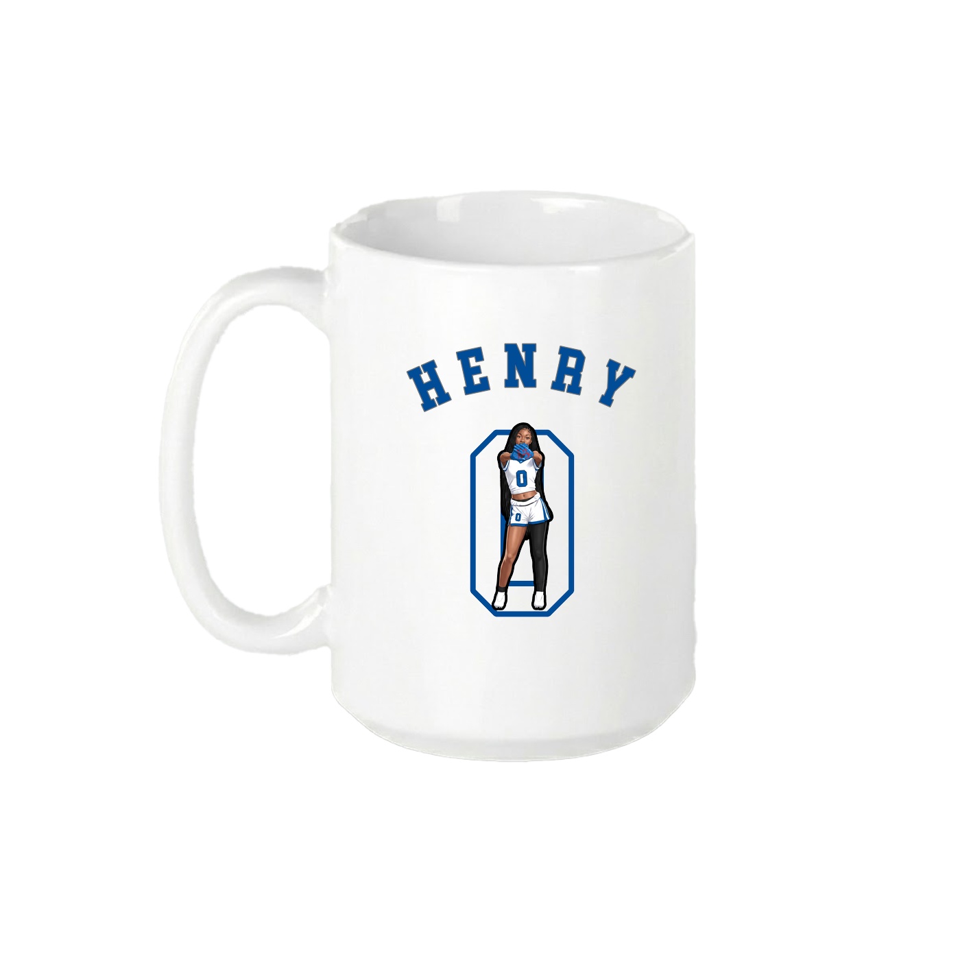 15oz Coffee Mug — Shirsey Arch in White