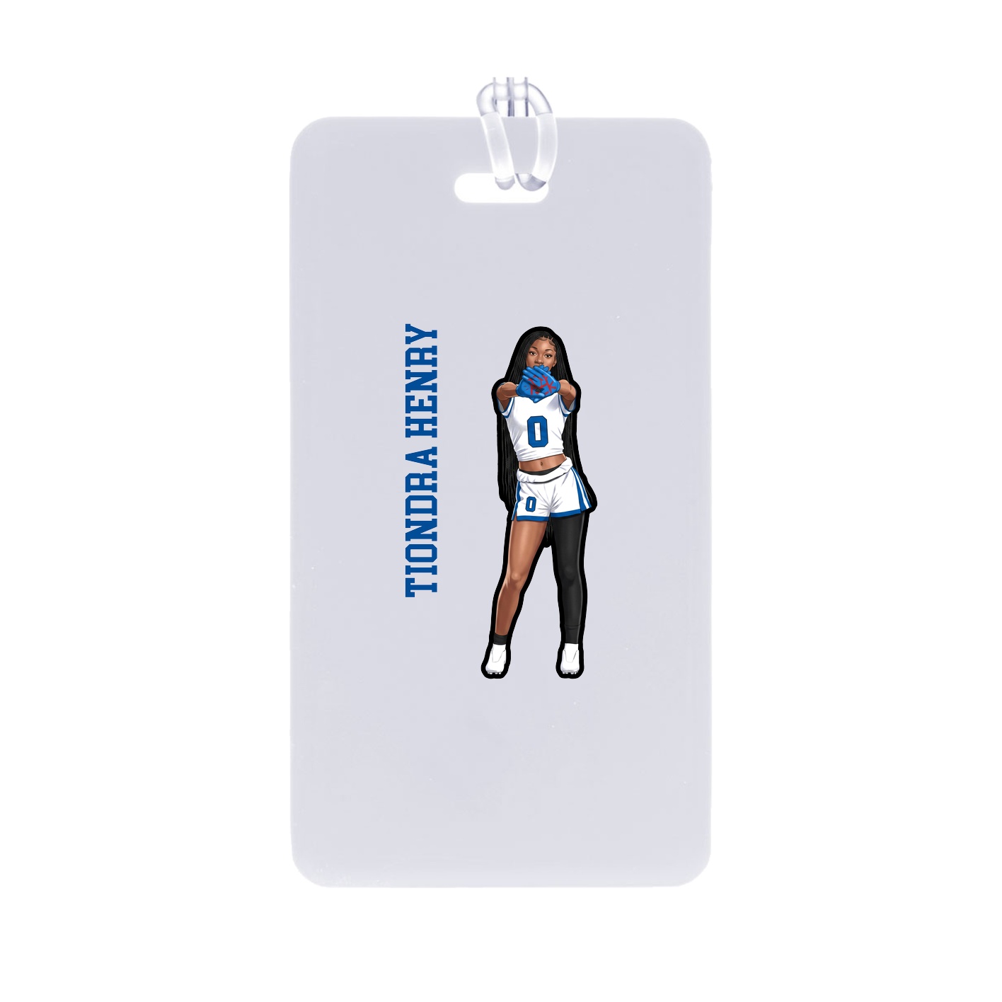 Bag Tag — Name Vertical in Classic