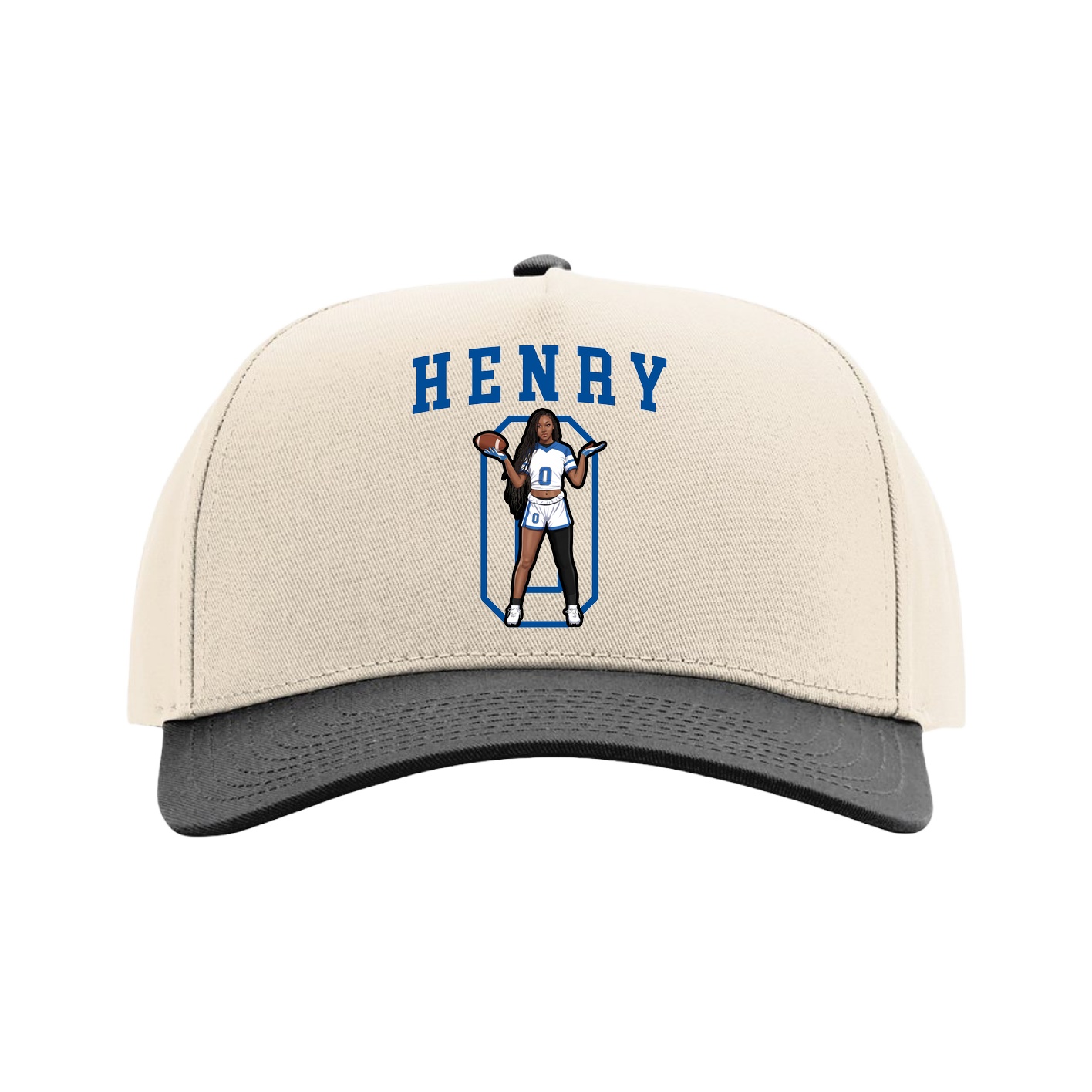Full Fabric Five-Panel Champ Cap