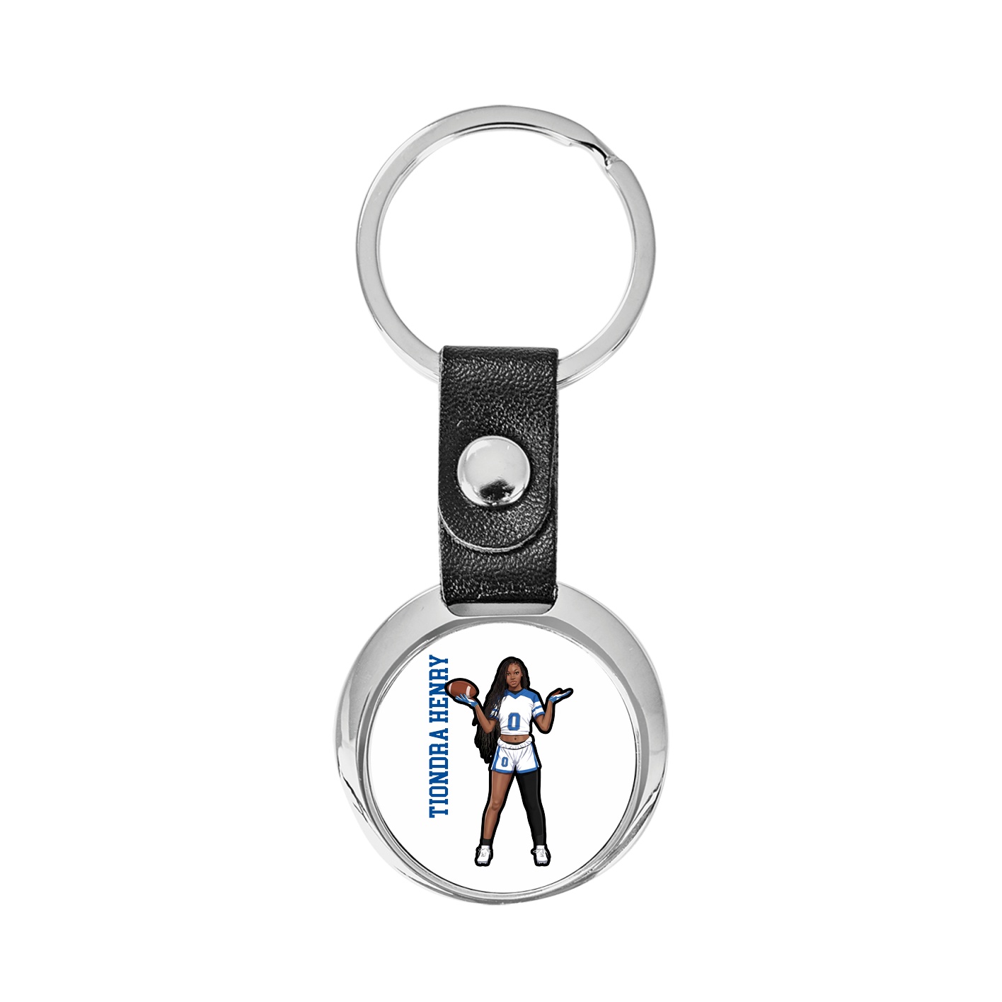 Key Chain — Name Vertical in Classic