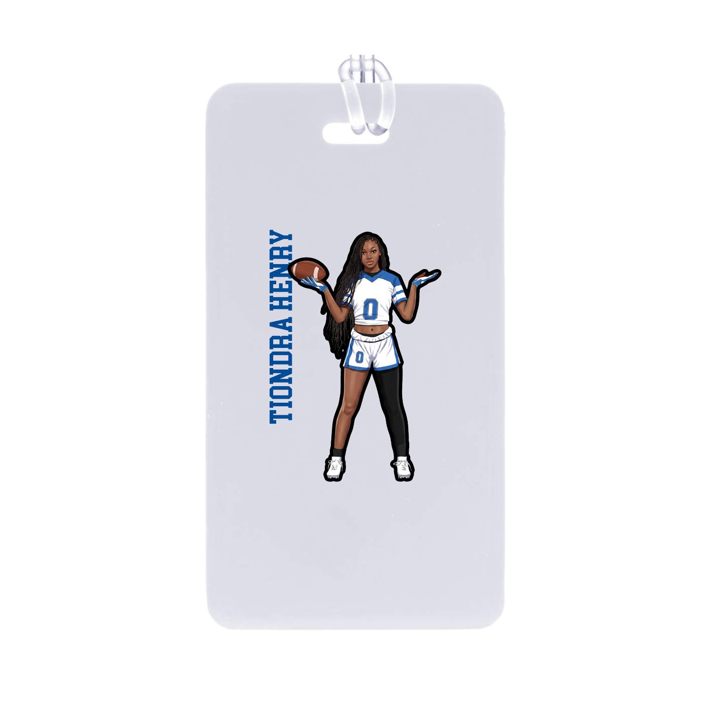 Bag Tag — Name Vertical in Classic