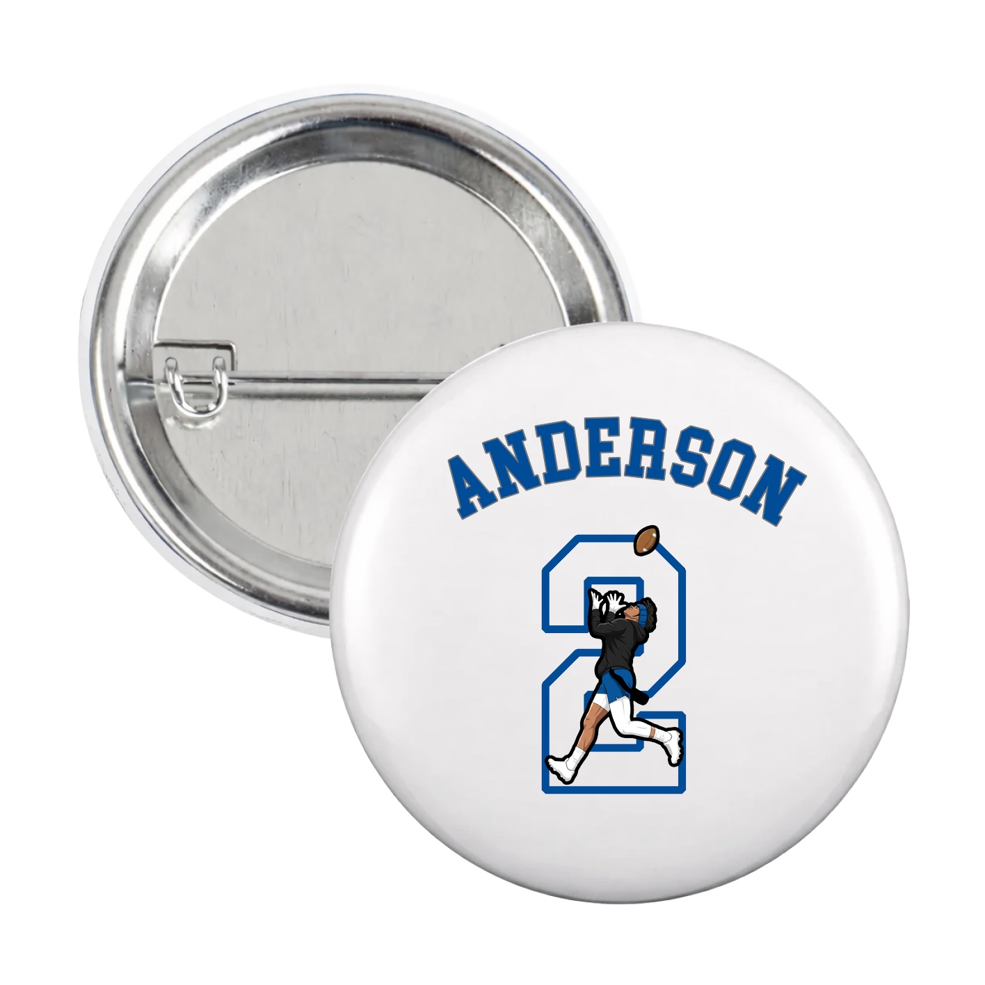 Game Day Button — Shirsey Arch in White