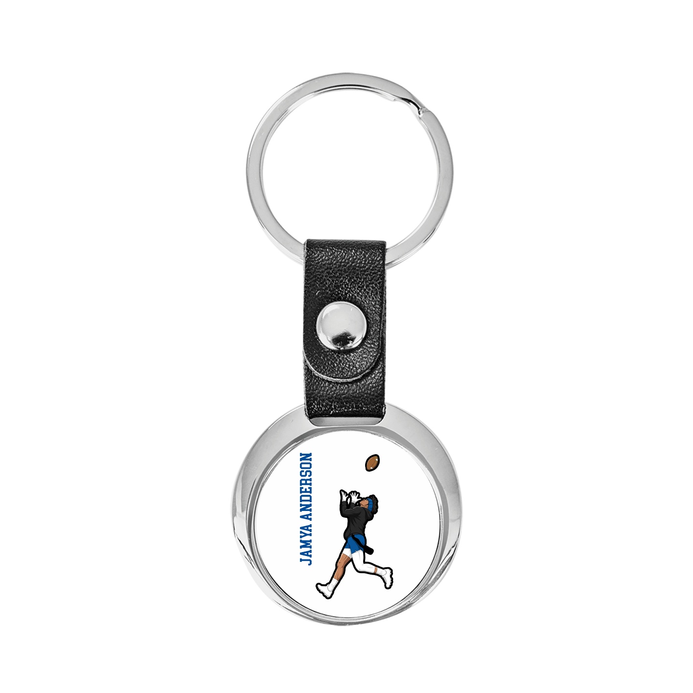 Key Chain — Name Vertical in Classic