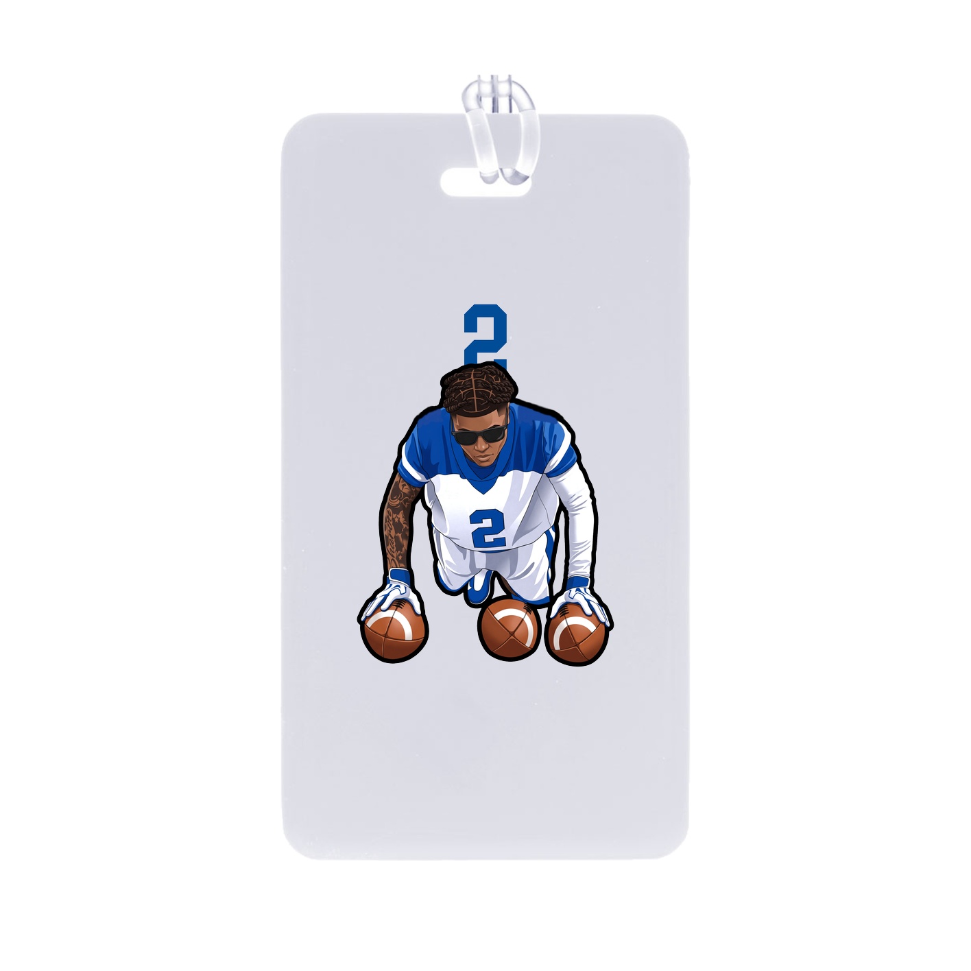 Bag Tag — Number Top in Classic