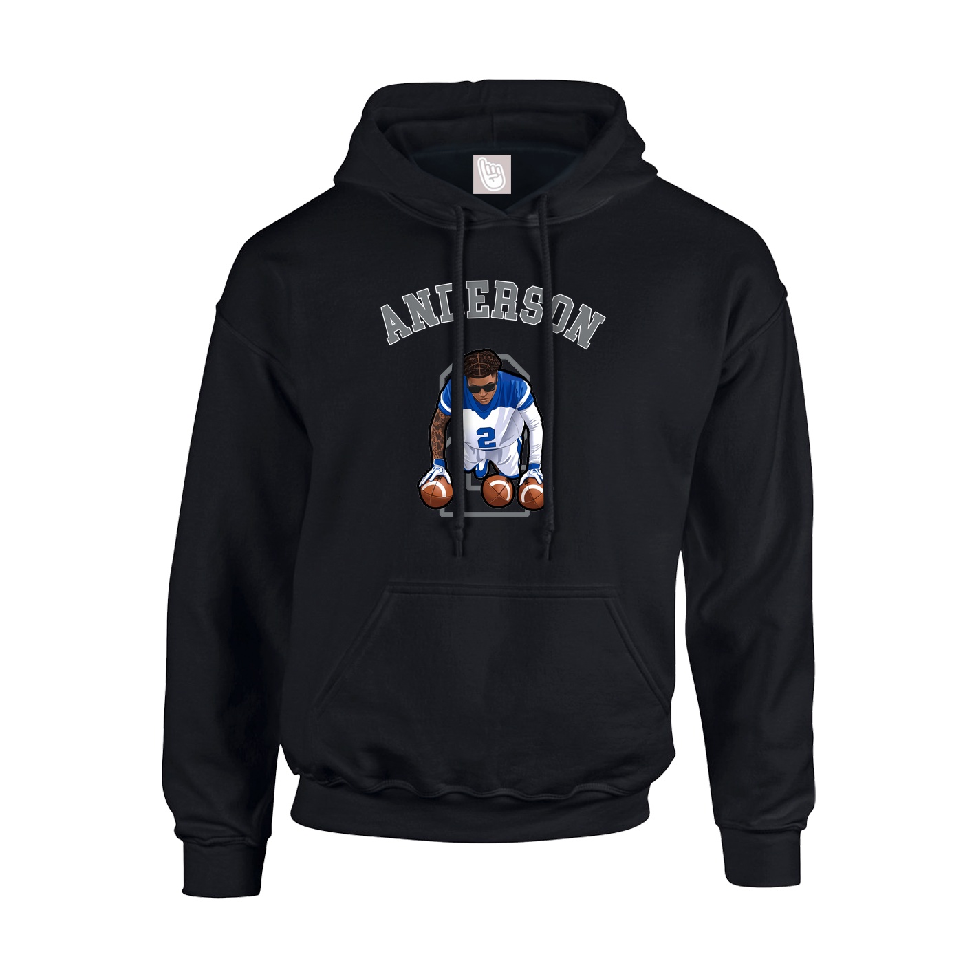 Hoodie — Shirsey Arch in Black