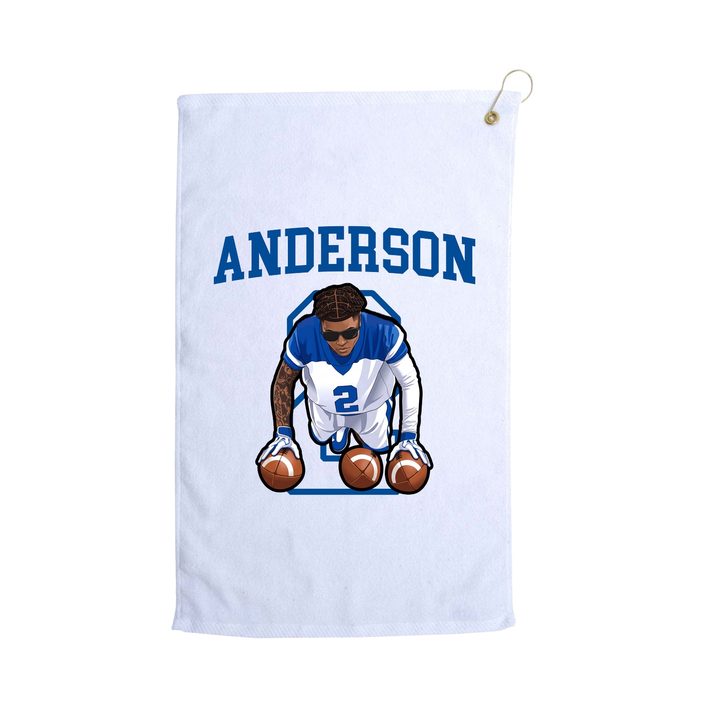 Golf Towel — Shirsey in White