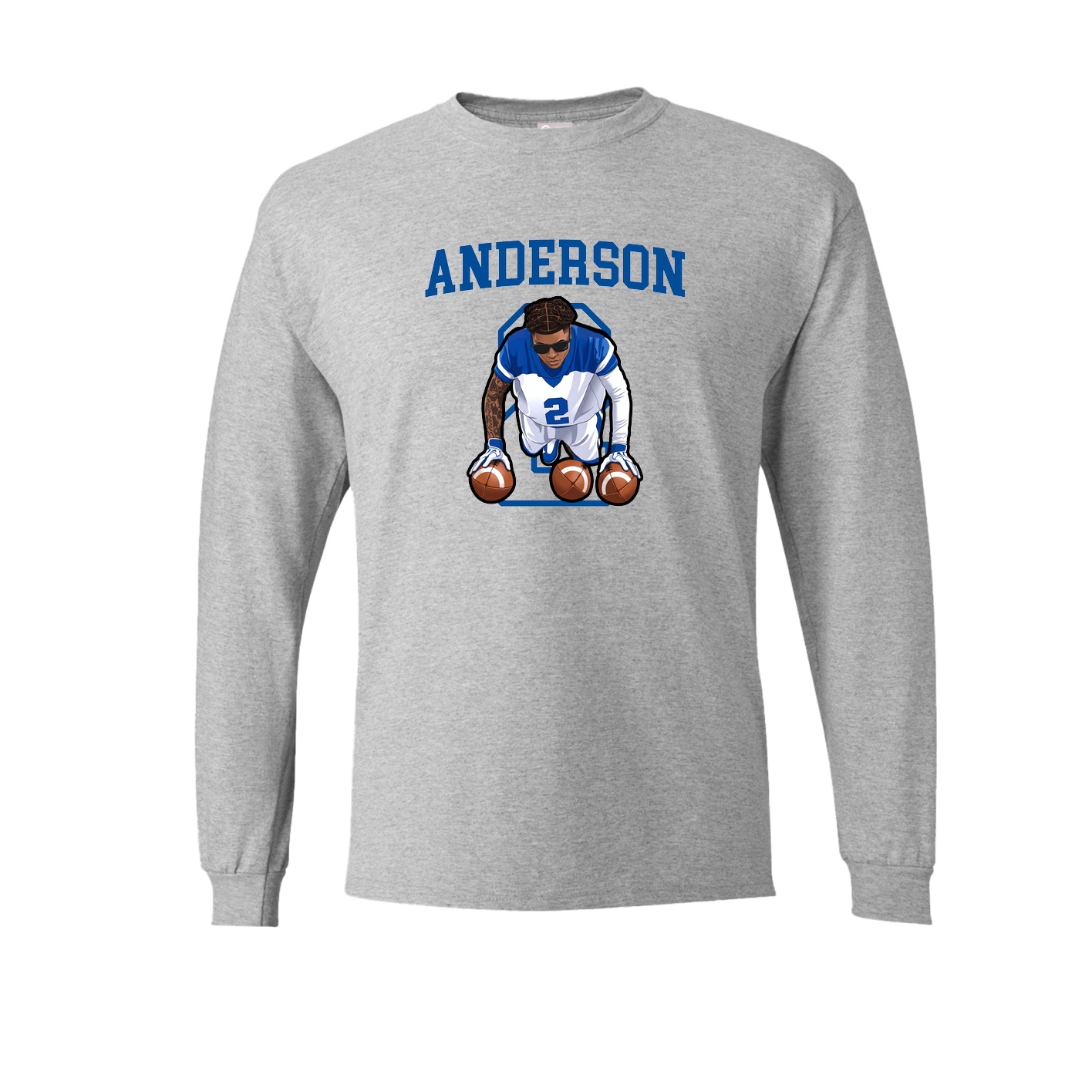 Long Sleeve Tee — Shirsey in Grey