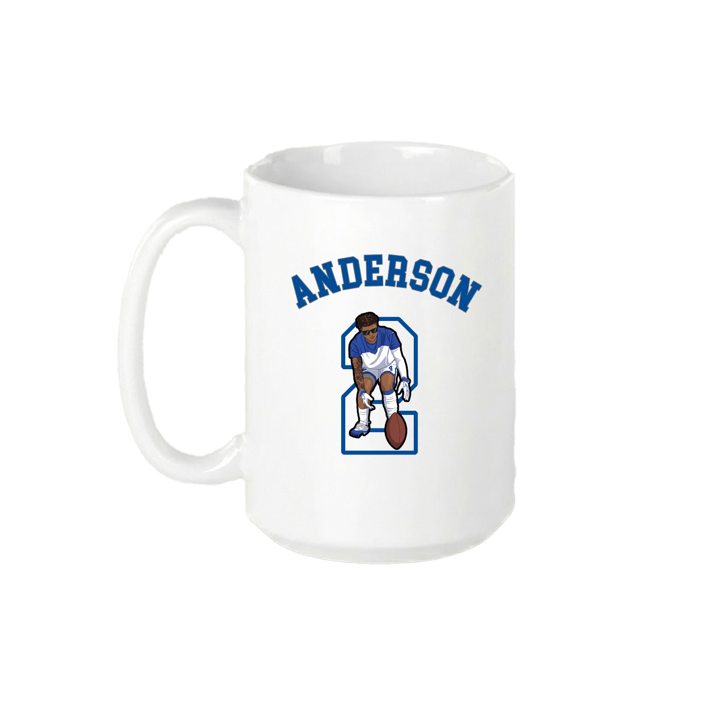 15oz Coffee Mug — Shirsey Arch in White