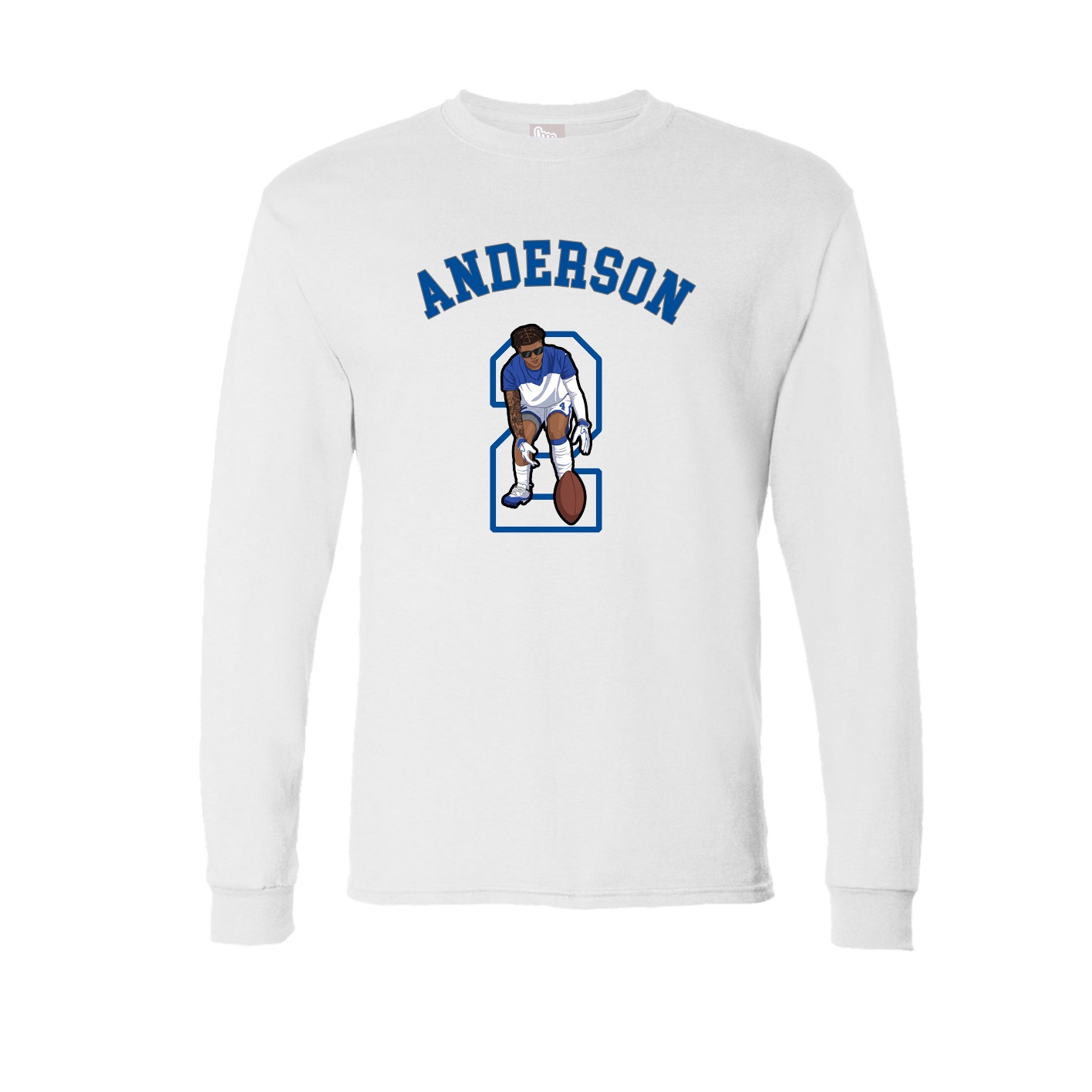 Long Sleeve Tee — Shirsey Arch in White