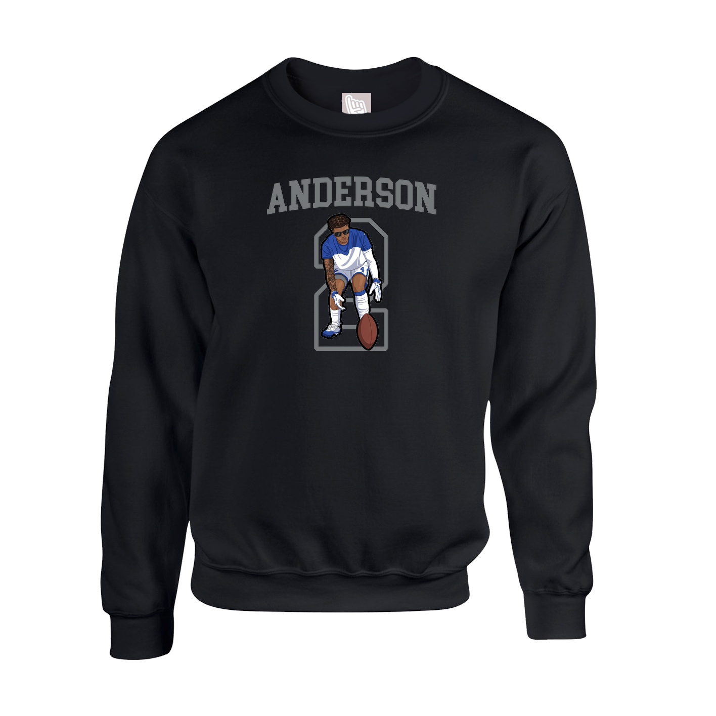 Fleece Crew — Shirsey in Black