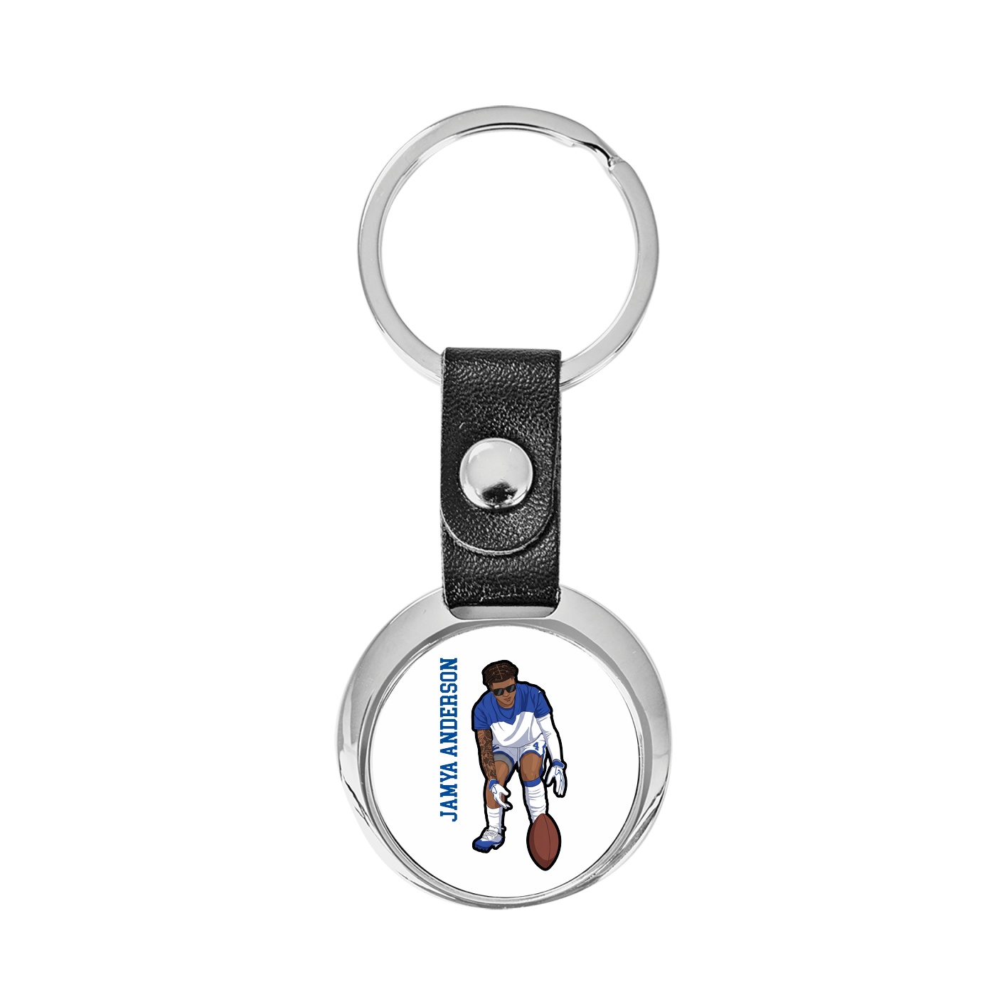 Key Chain — Name Vertical in Classic