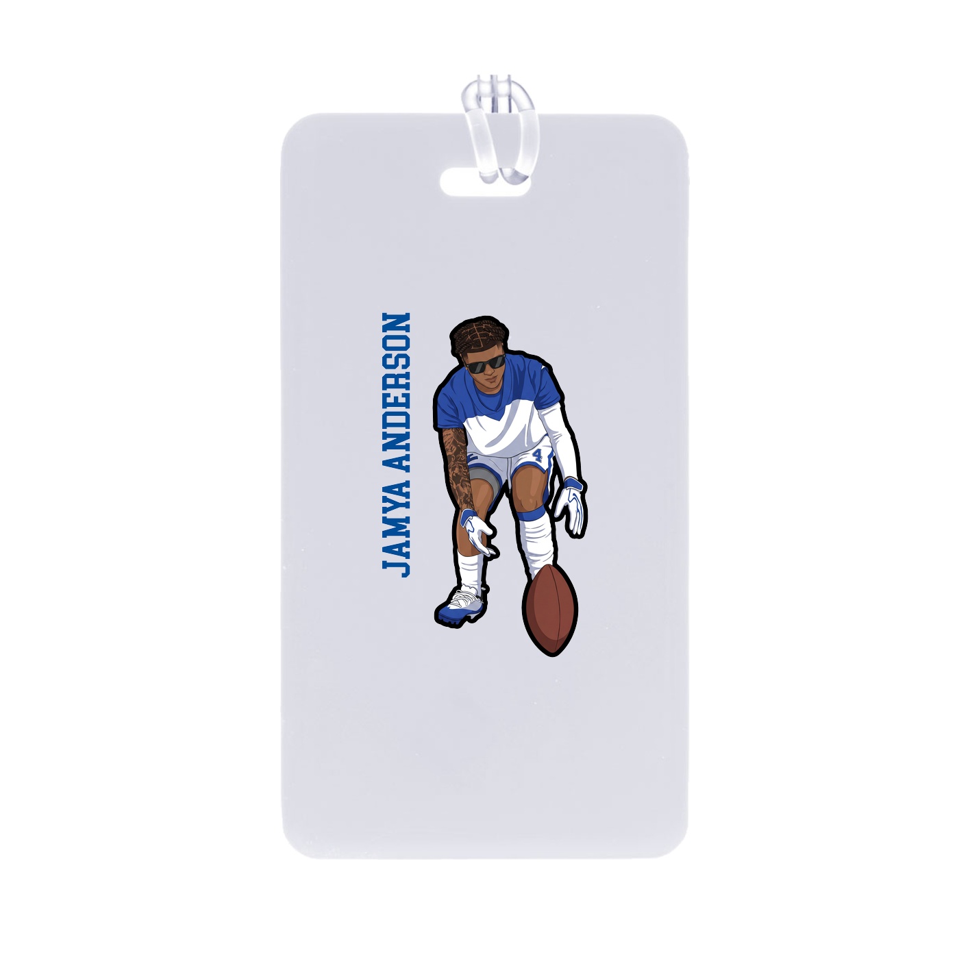 Bag Tag — Name Vertical in Classic