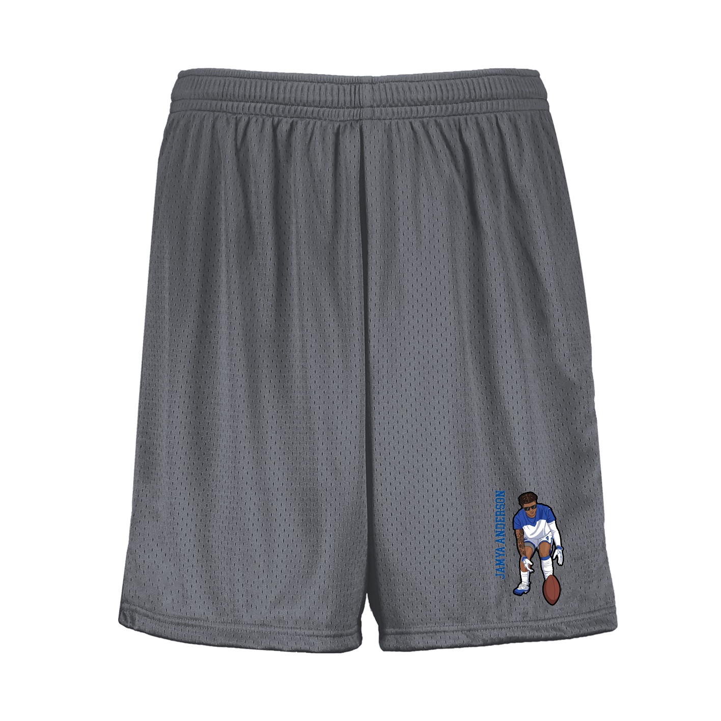 Shorts — Name Vertical in Grey