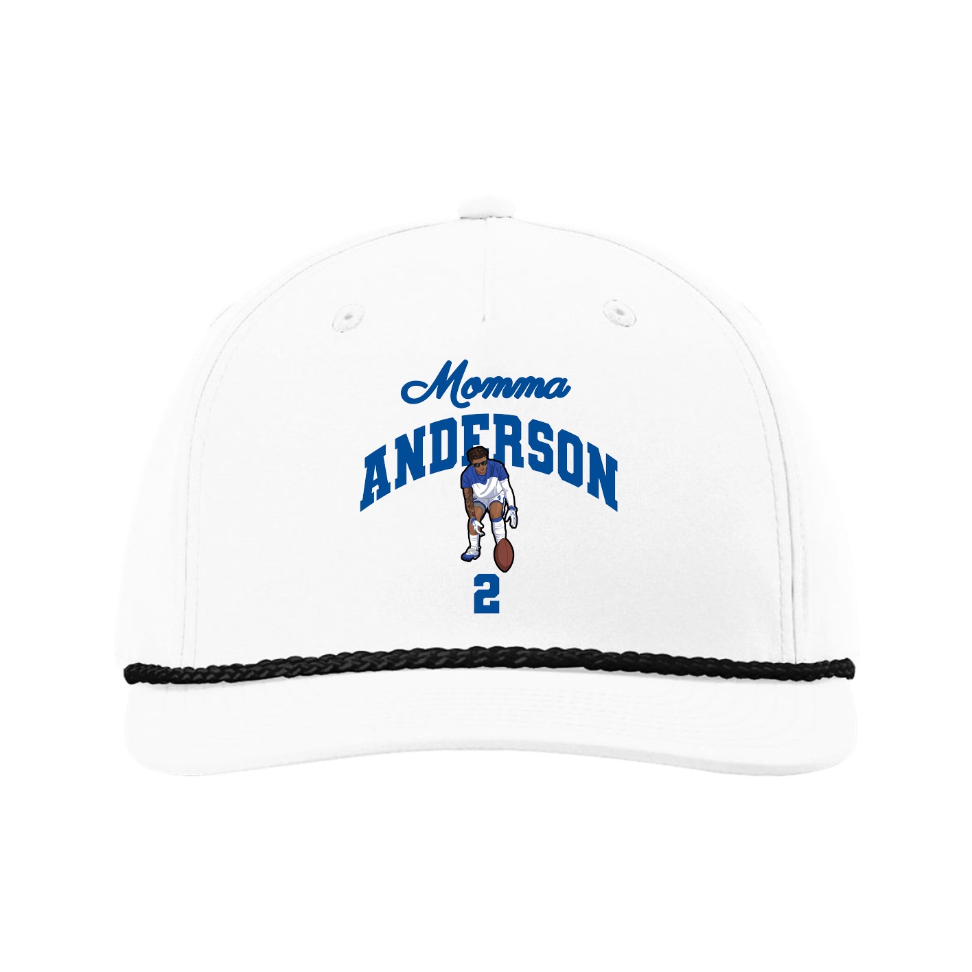 Five-Panel Classic Rope Cap — Mothers Day Arch in White