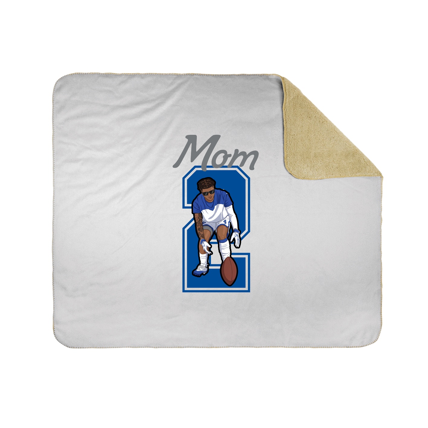 Throw Blanket — Mothers Day Shirsey in White