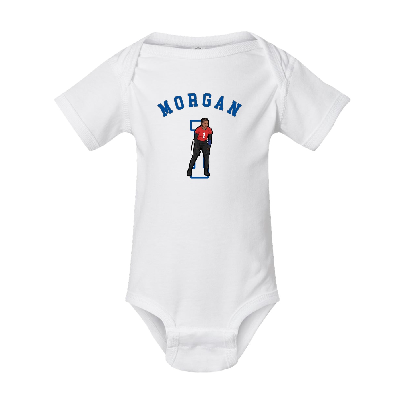 Baby Onesie — Shirsey Arch in White