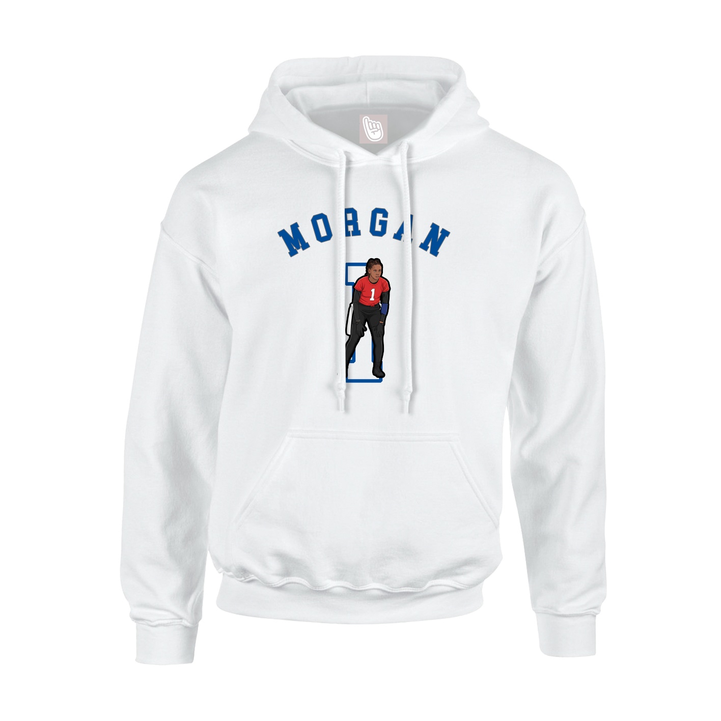 Hoodie — Shirsey Arch in White