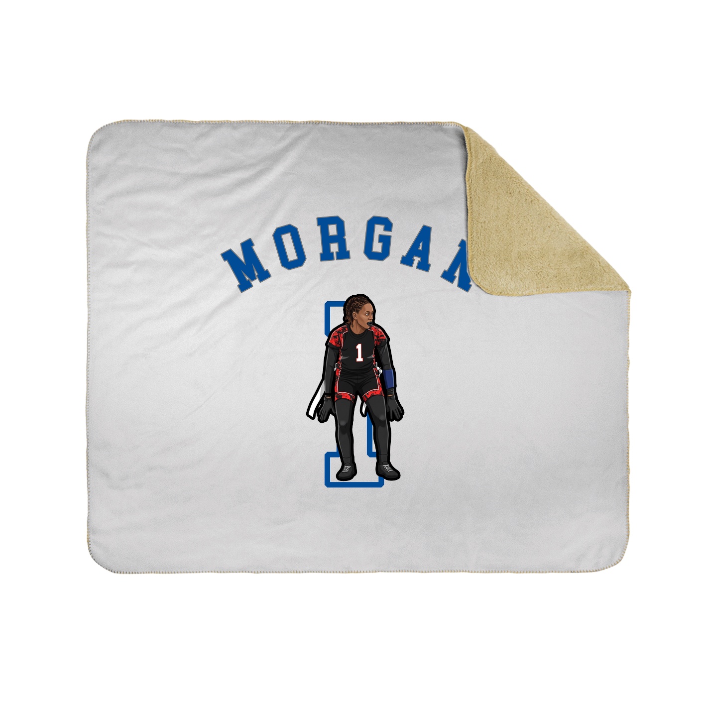 Throw Blanket — Shirsey Arch in White