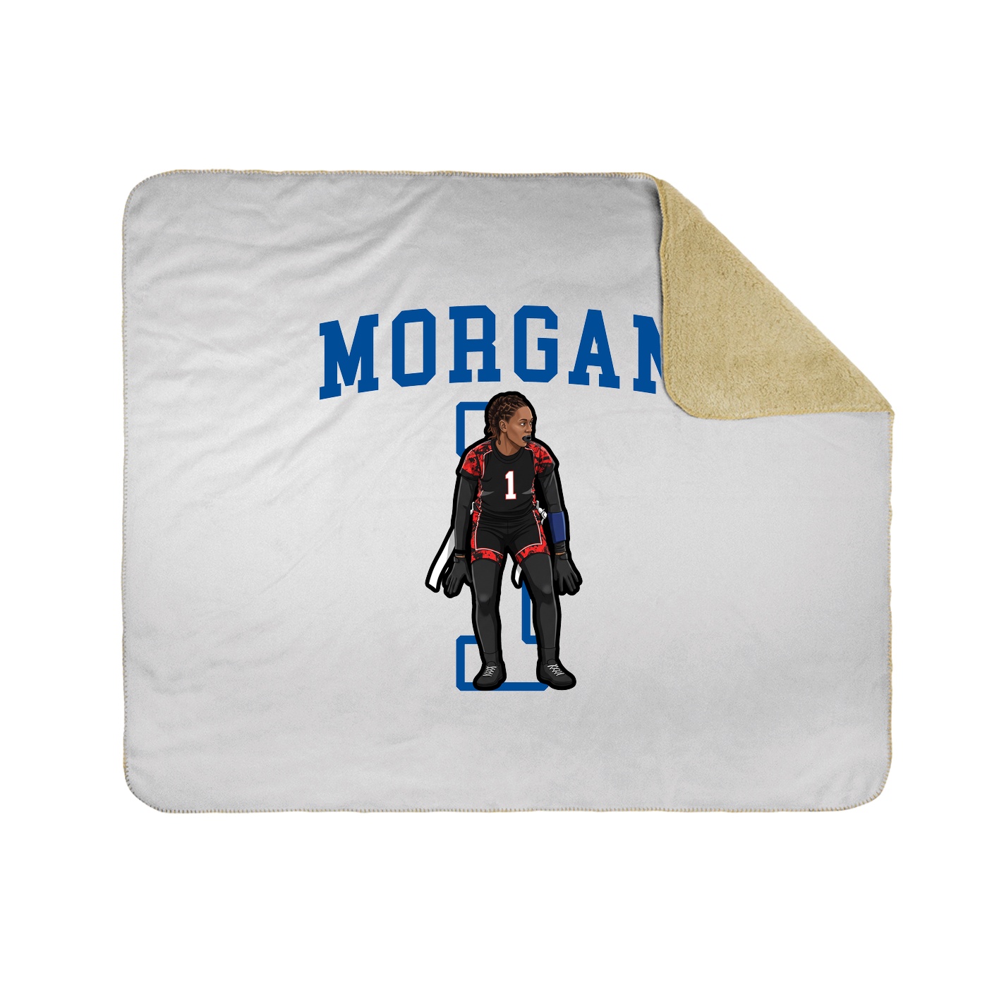 Throw Blanket — Shirsey in White