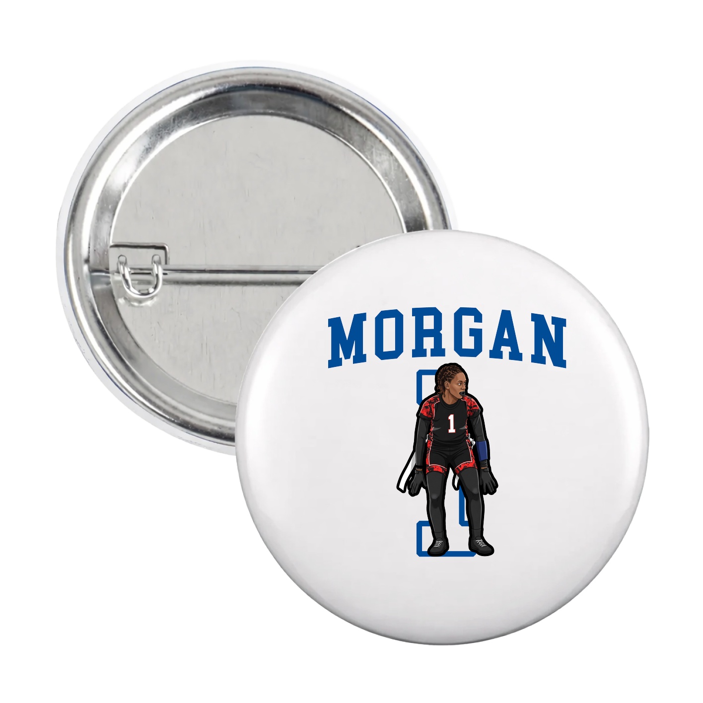 Game Day Button — Shirsey in White