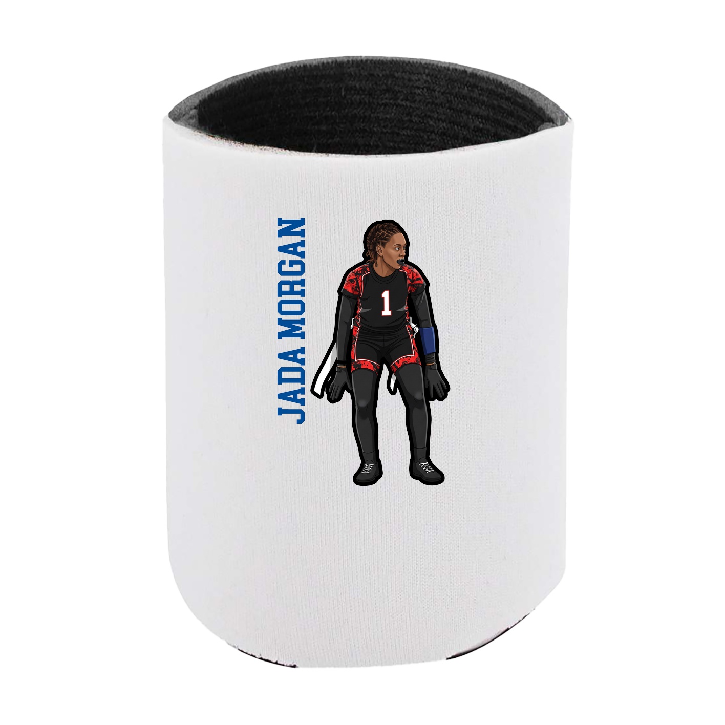 Can Holder — Name Vertical in White