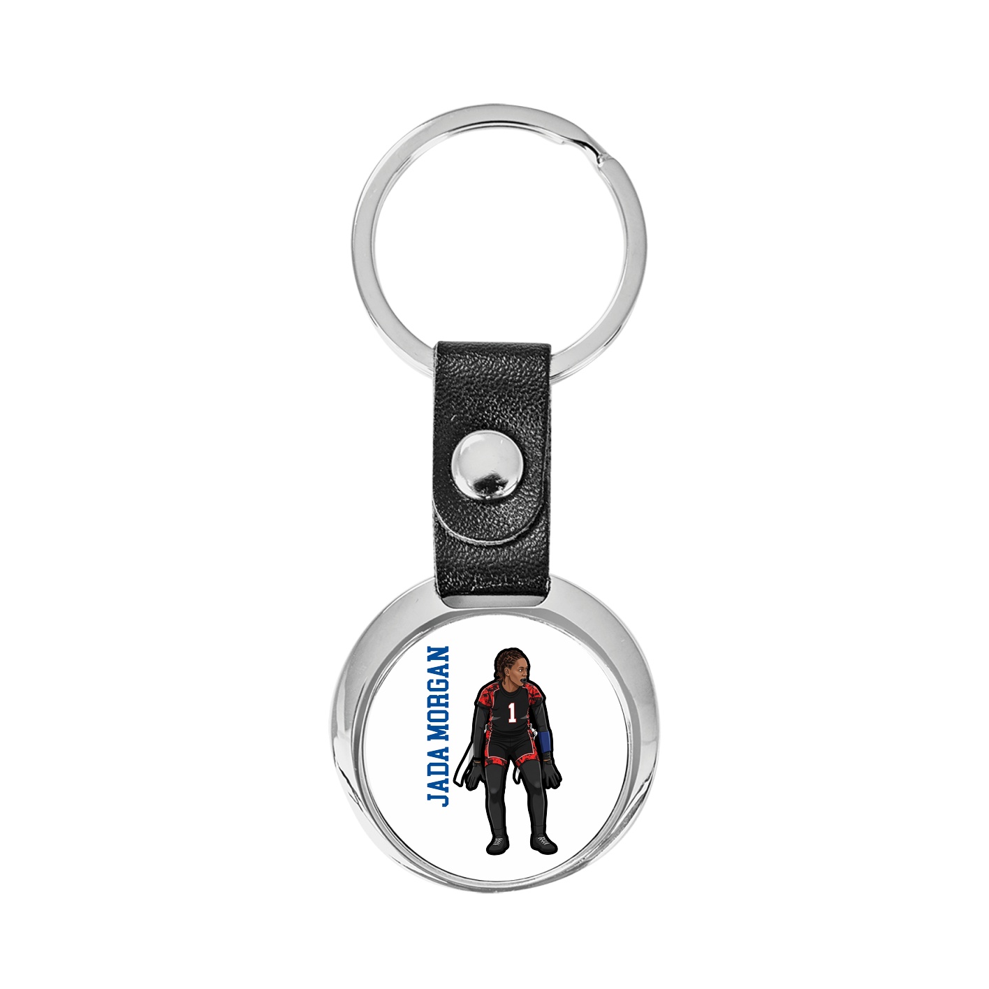 Key Chain — Name Vertical in Classic