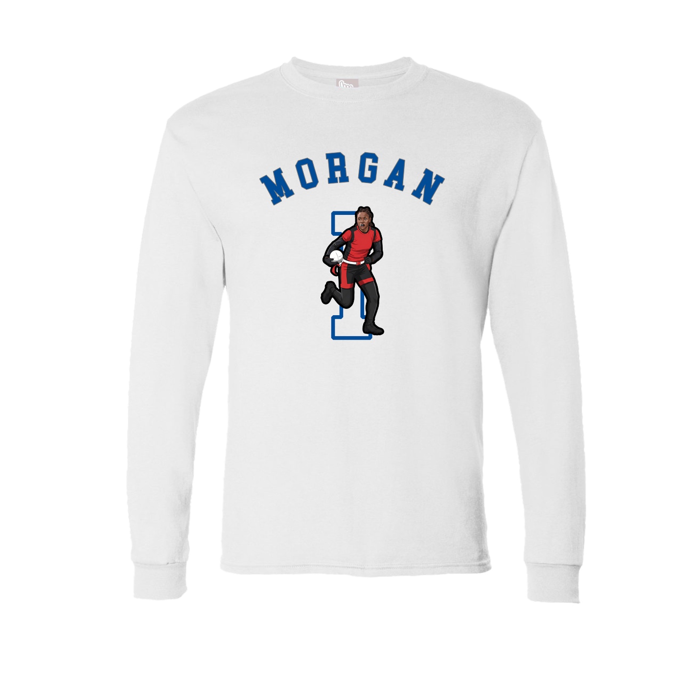 Long Sleeve Tee — Shirsey Arch in White