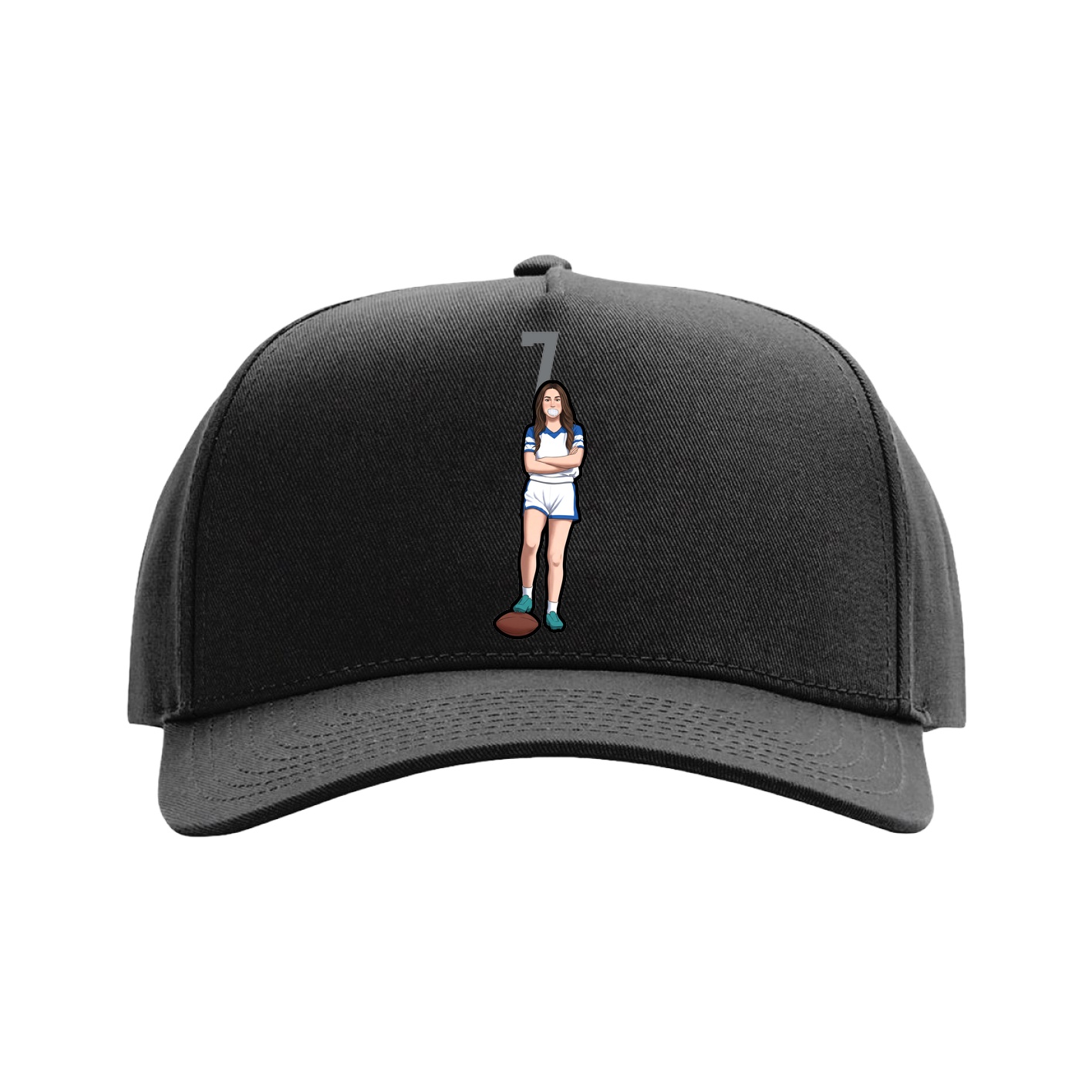 Full Fabric Five-Panel Champ Cap