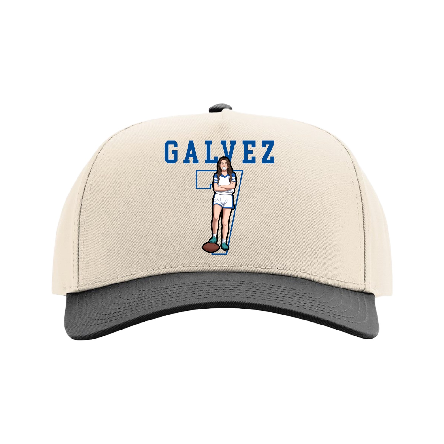 Full Fabric Five-Panel Champ Cap