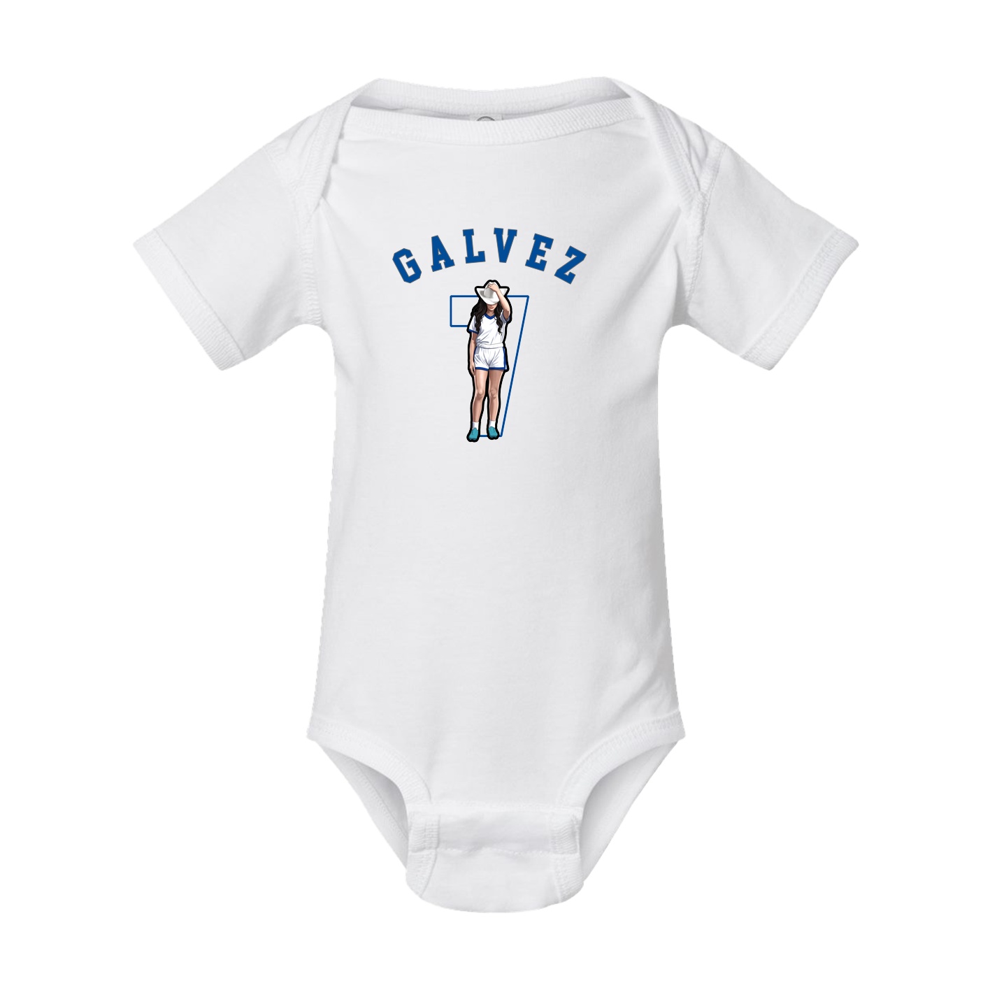 Baby Onesie — Shirsey Arch in White