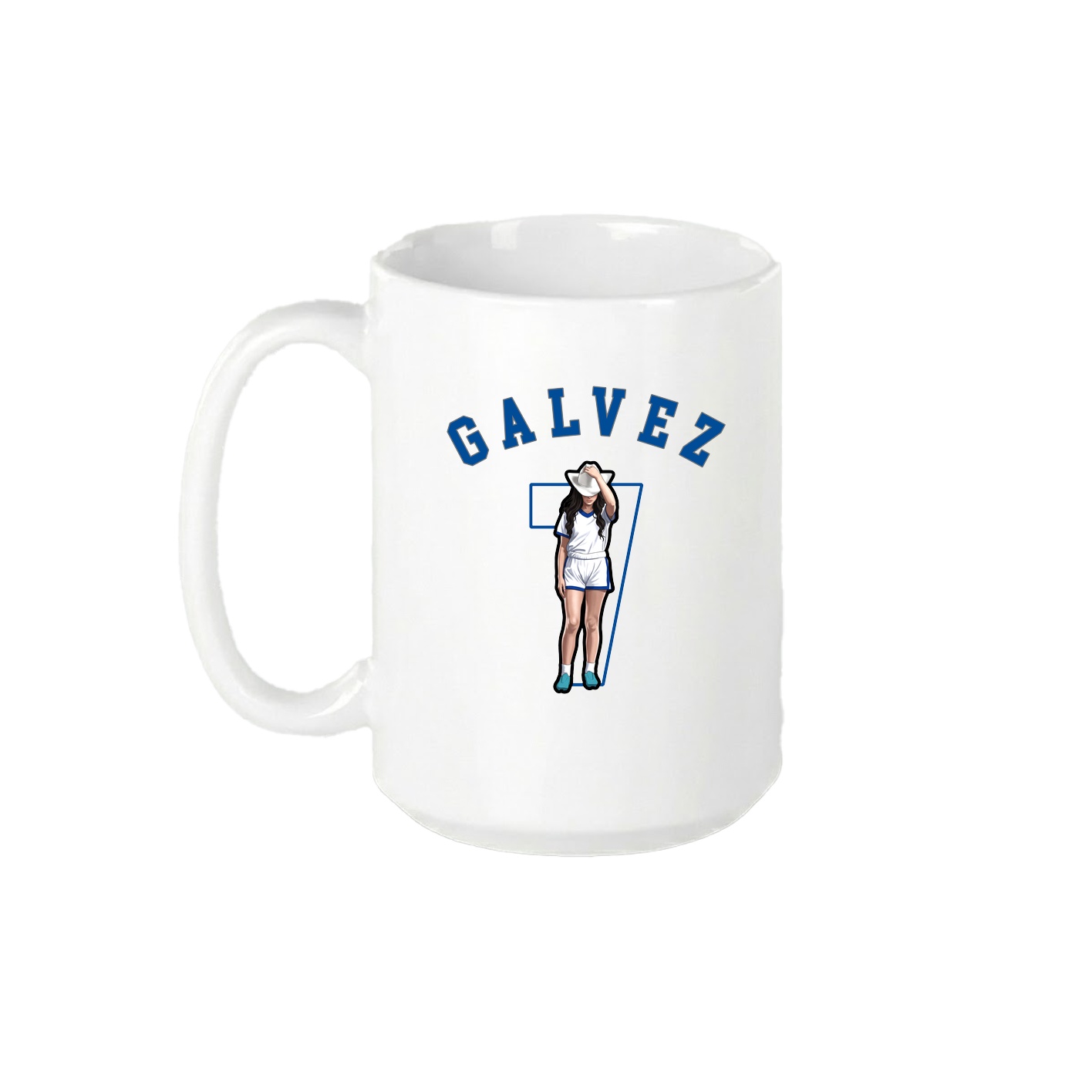 15oz Coffee Mug — Shirsey Arch in White