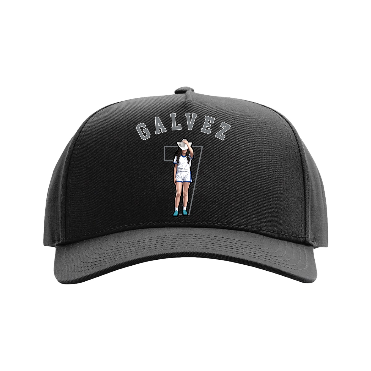 Full Fabric Five-Panel Champ Cap