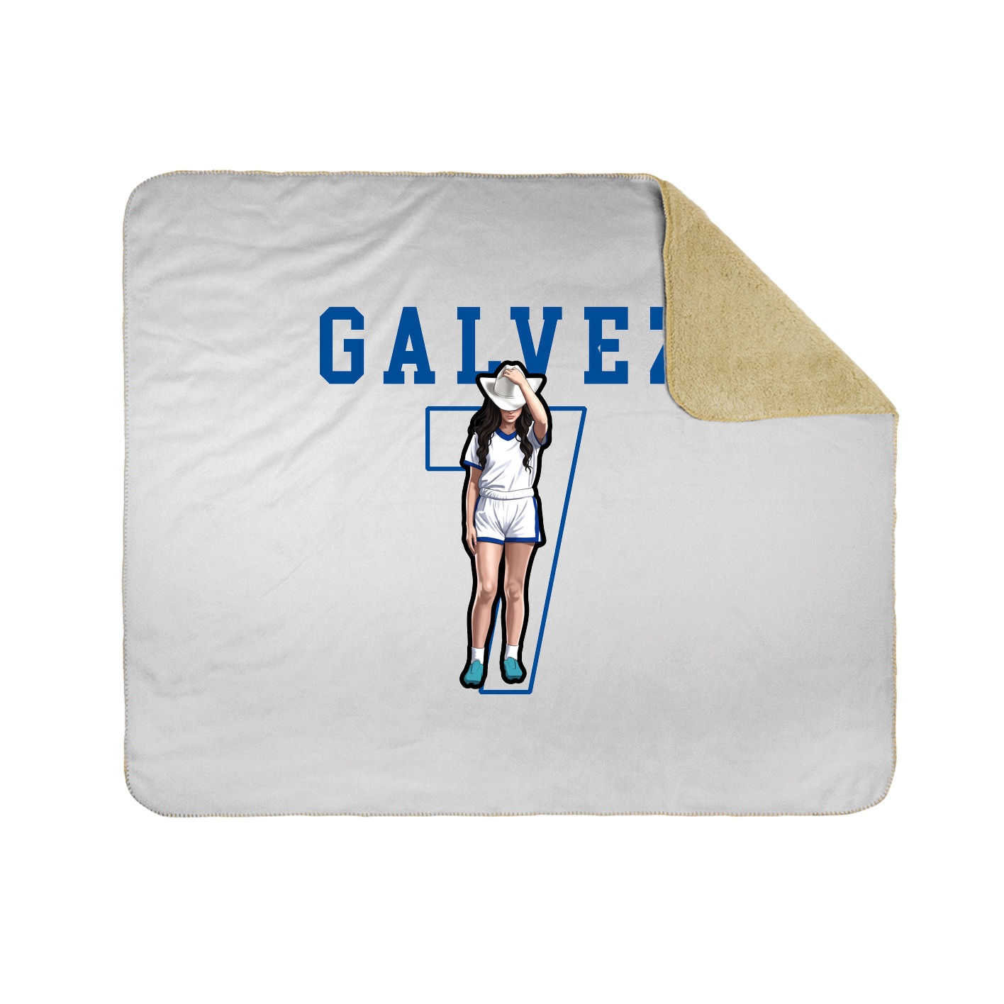 50x60 Sherpa Lined Throw Blanket